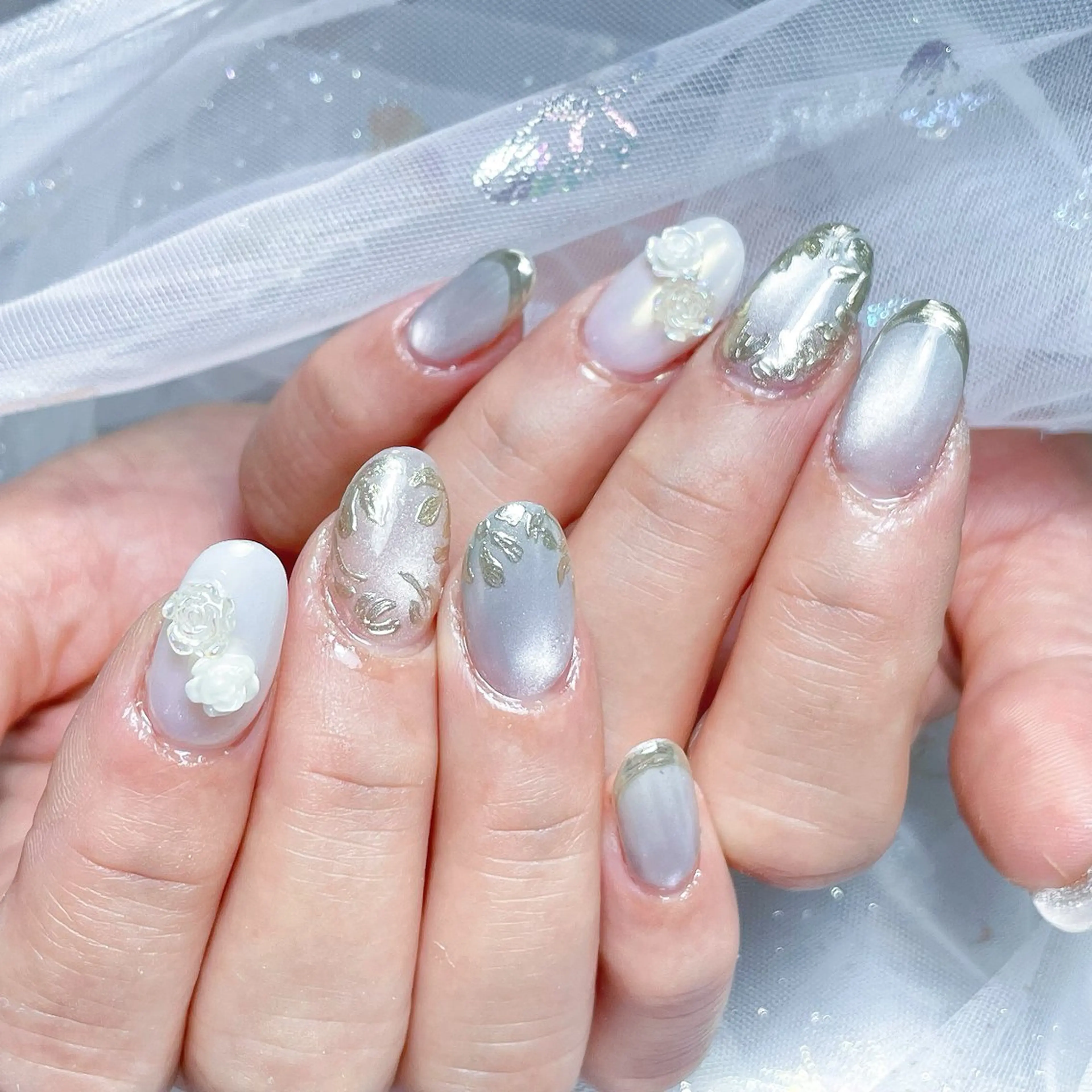 ネイル Maggie チョウチョウのネイルデザイン