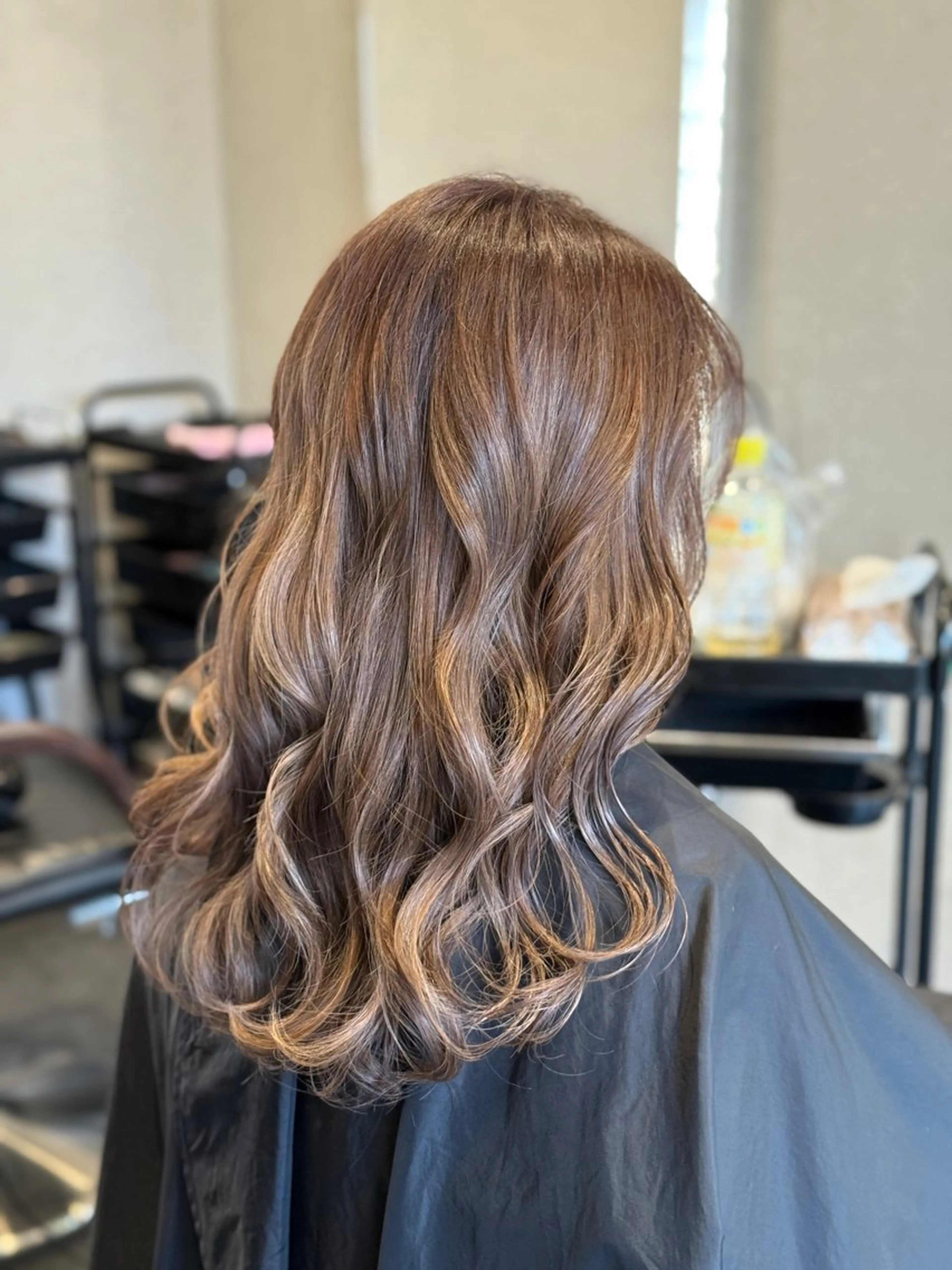 セミロング ハイライト 髪質改善 髪質改善⚡️カラー 🍀武久 誠🍀のヘアスタイル