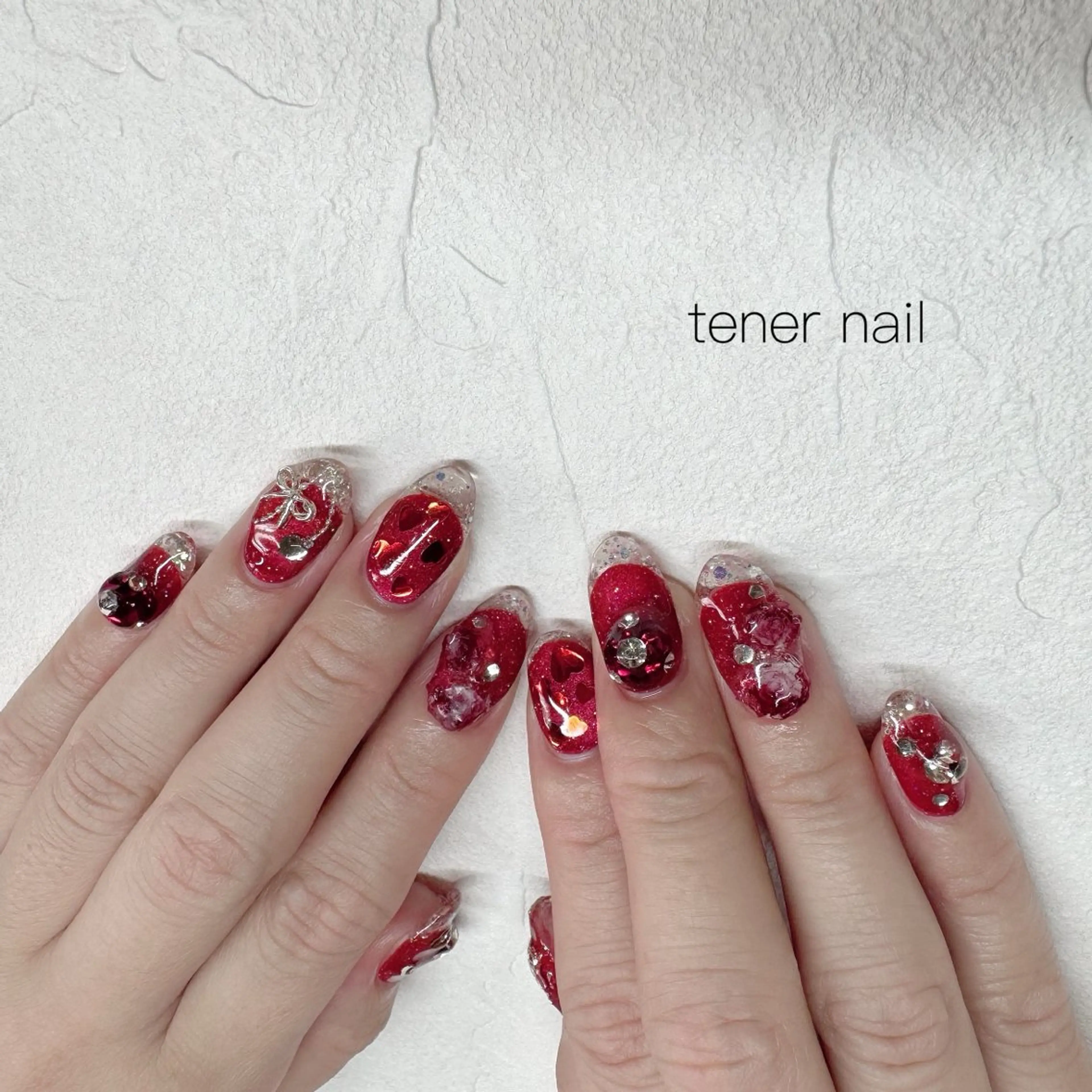 ネイル クリアネイル フレンチネイル ハンドネイル tener  nail  テネルネイル所属・テネルネイル tener nailのネイルデザイン