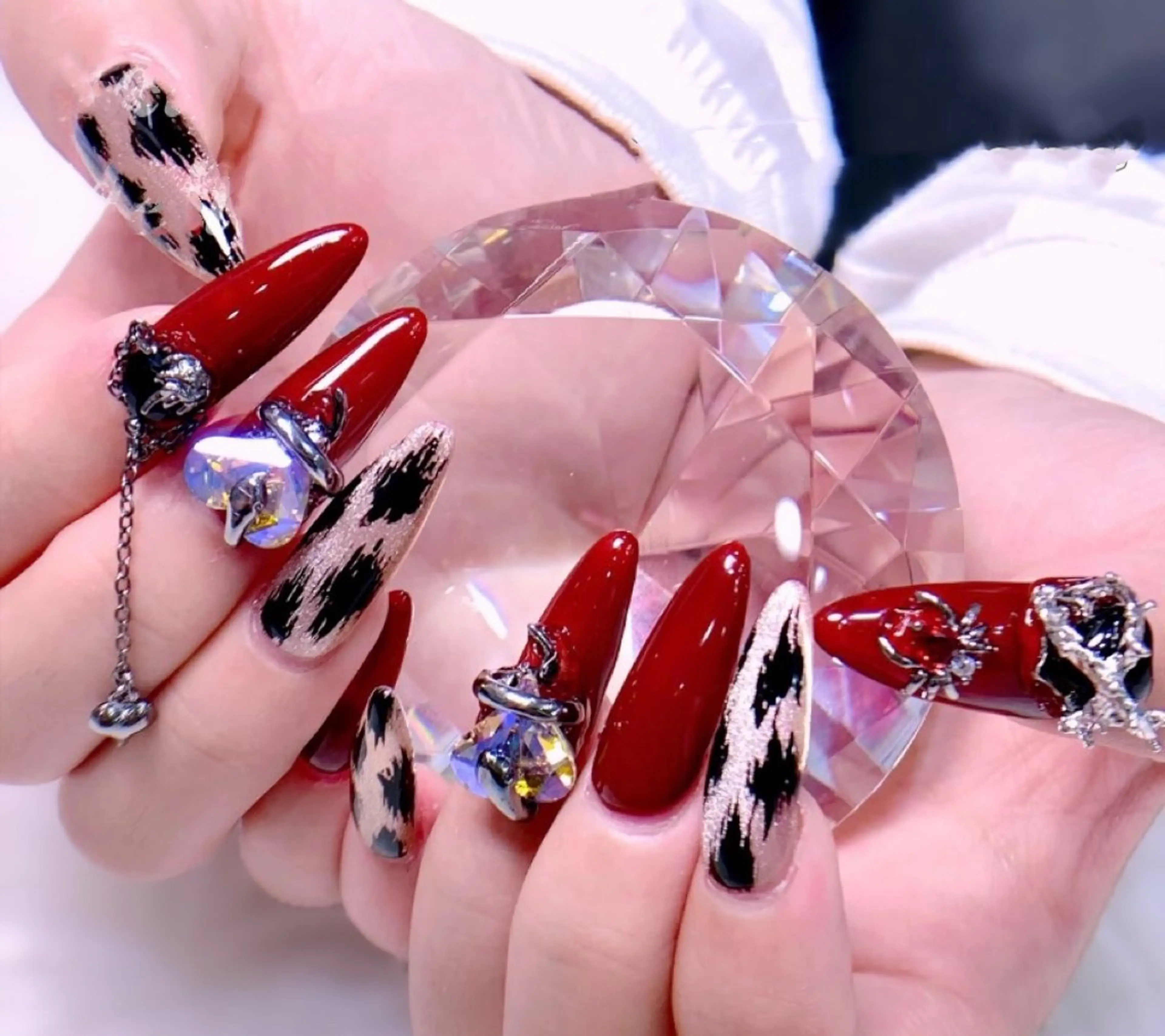 ネイル アートネイル チークネイル 長さ出し フレンチネイル ジェルネイル YK Beauty Salonのマツエク・マツパデザイン