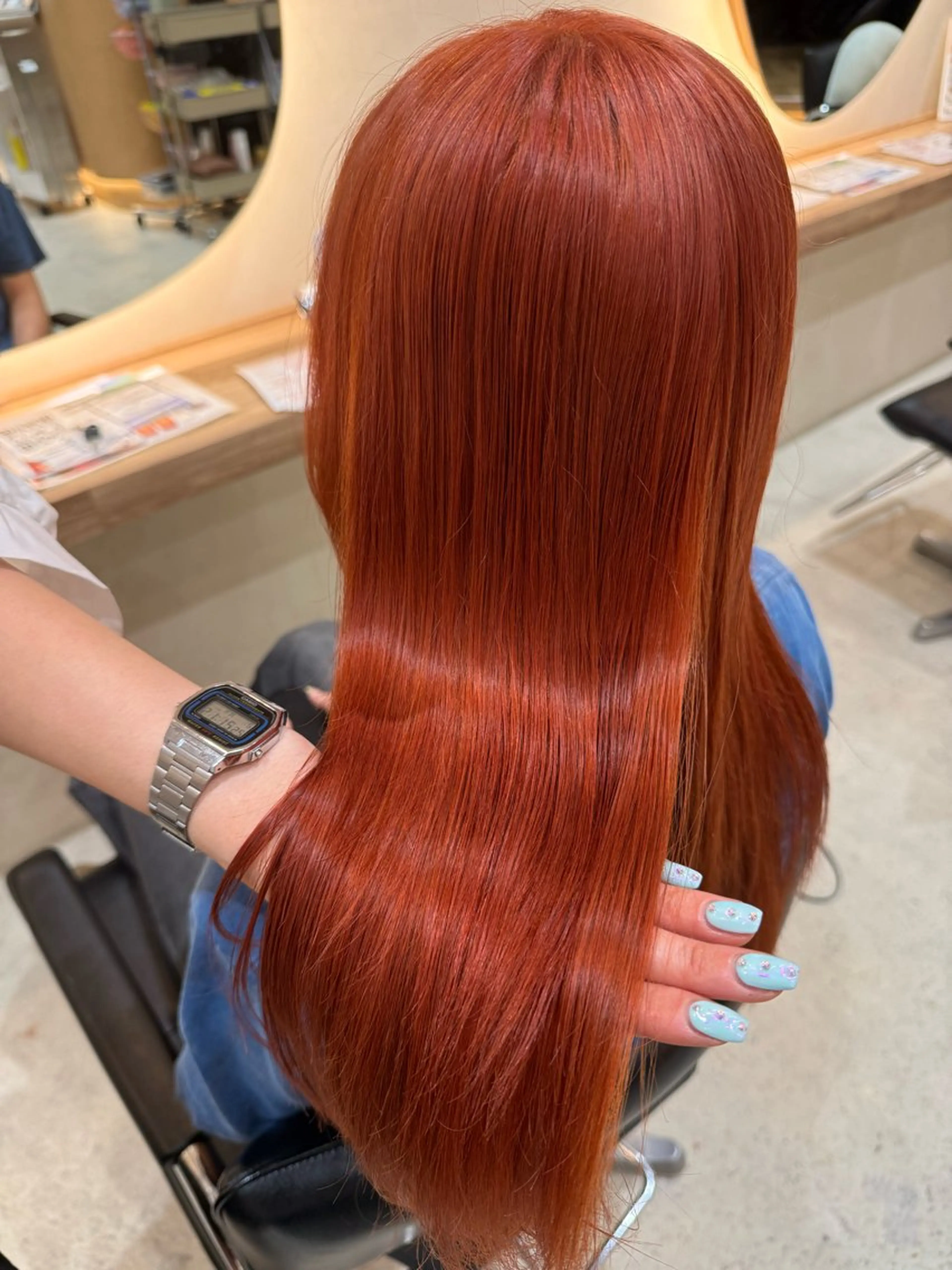 カラー ヘアカラー トリートメント ハイトーンベージュ カラー/さら🎀のヘアスタイル