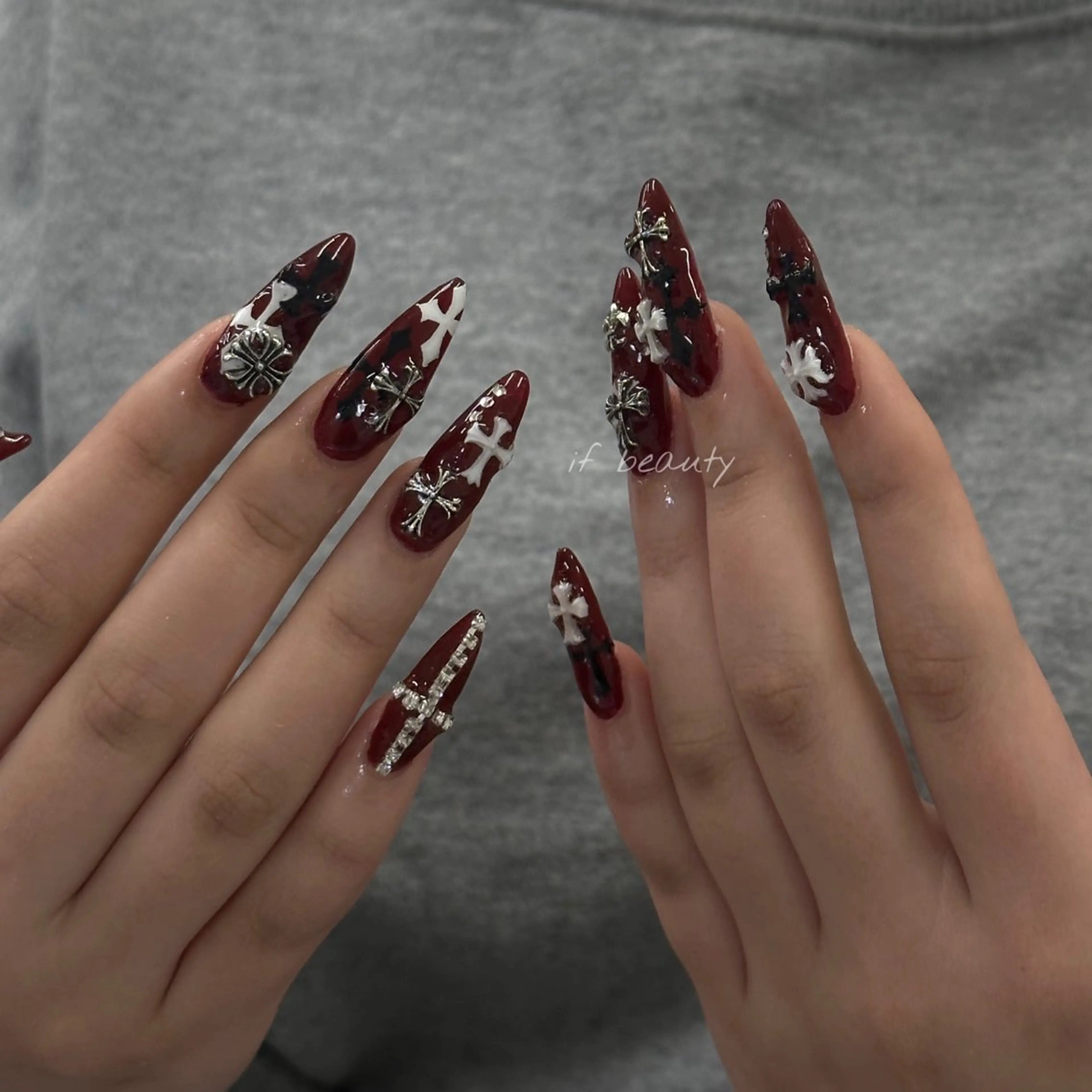 ネイル アートネイル ジェルネイル グラデーション パラジェル ワンホンネイル ハンドネイル if Hair＆Nail Salon所属・IKA /海外ネイル /個性派/ワンホンのネイルデザイン