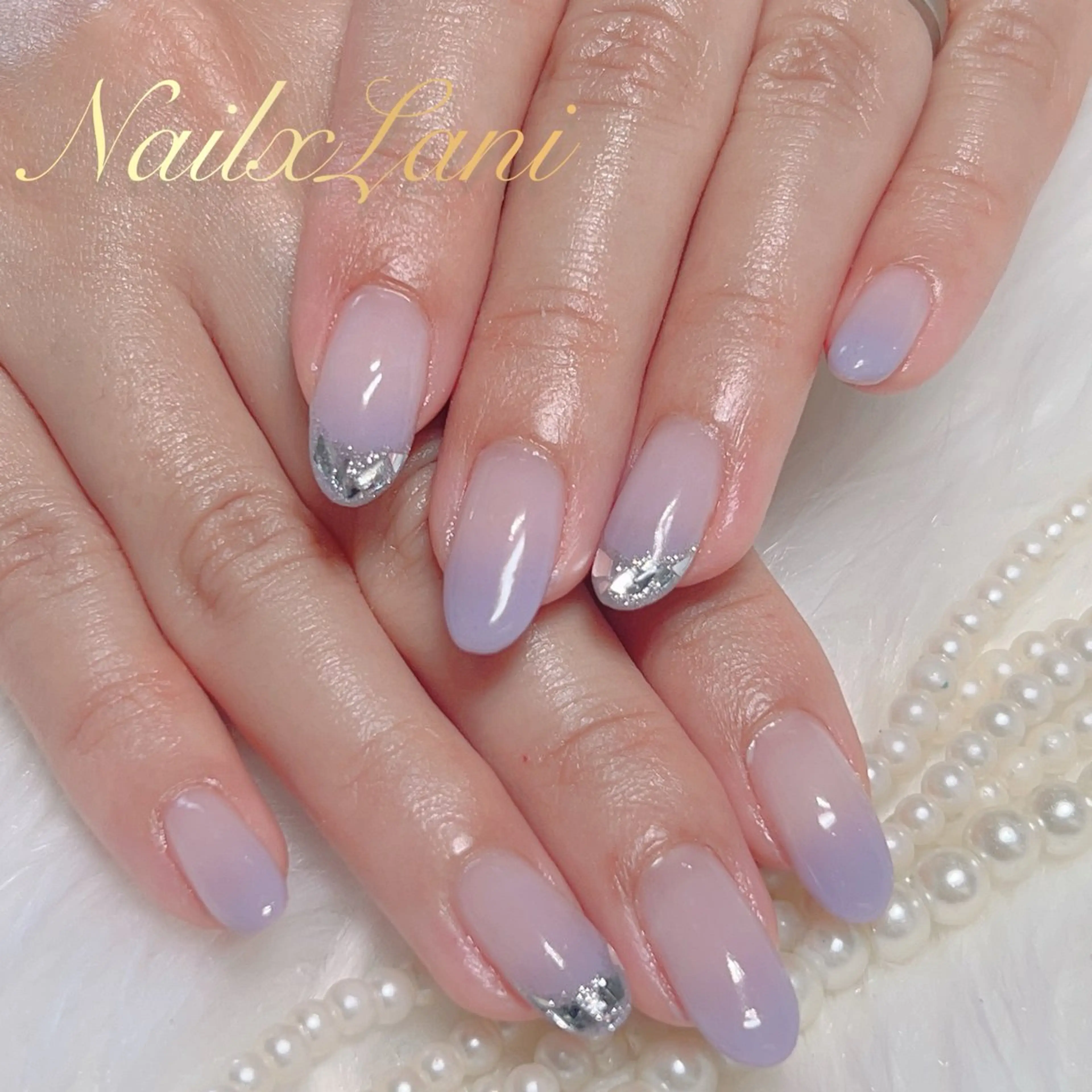 ネイル フットネイル ジェルネイル マグネットネイル パラジェル ネイルチップ Nail×Lani 深爪矯正対応◎のネイルデザイン