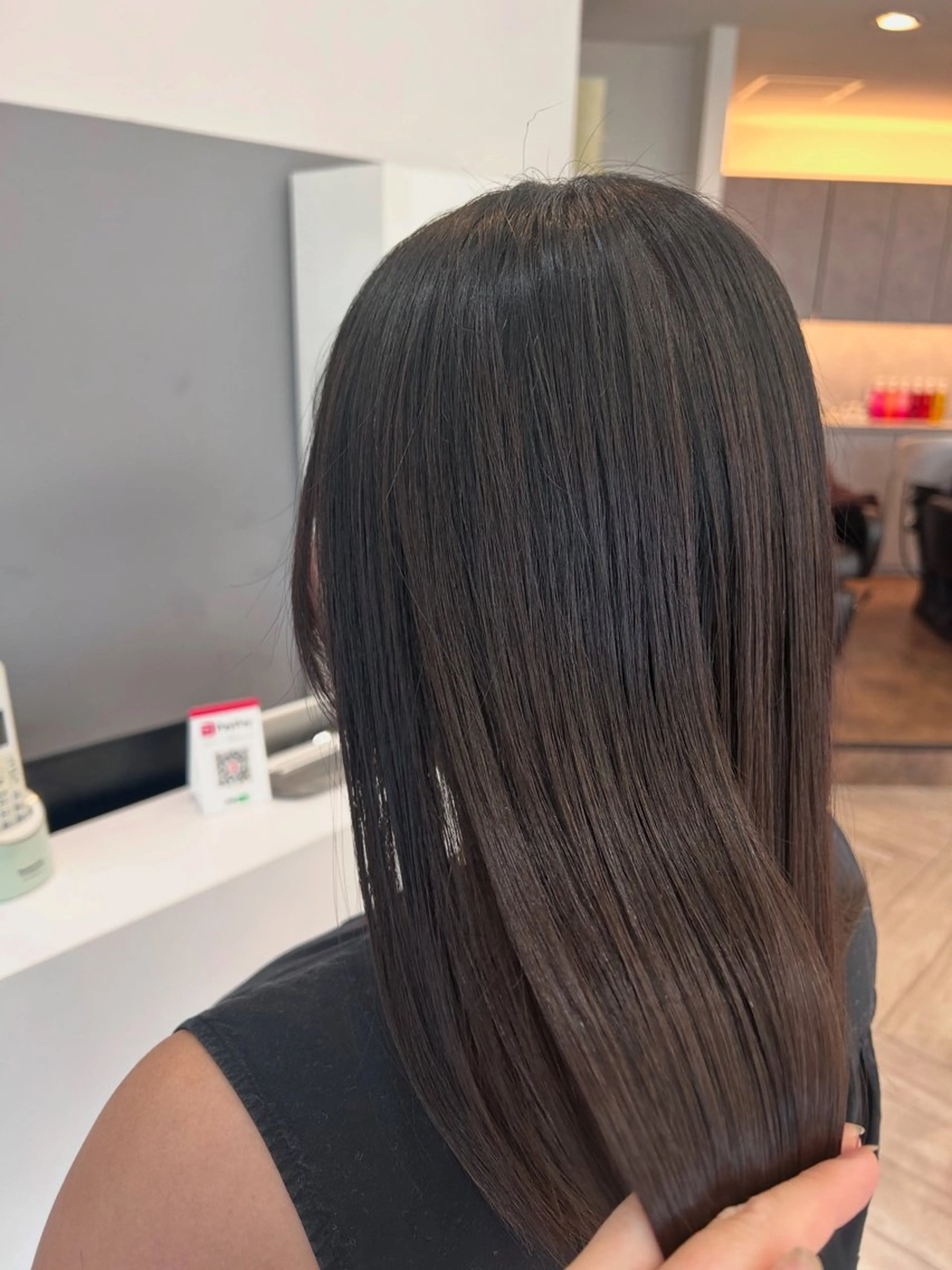 ロング ヘアカラー トリートメント 蓮池 愛海のヘアスタイル