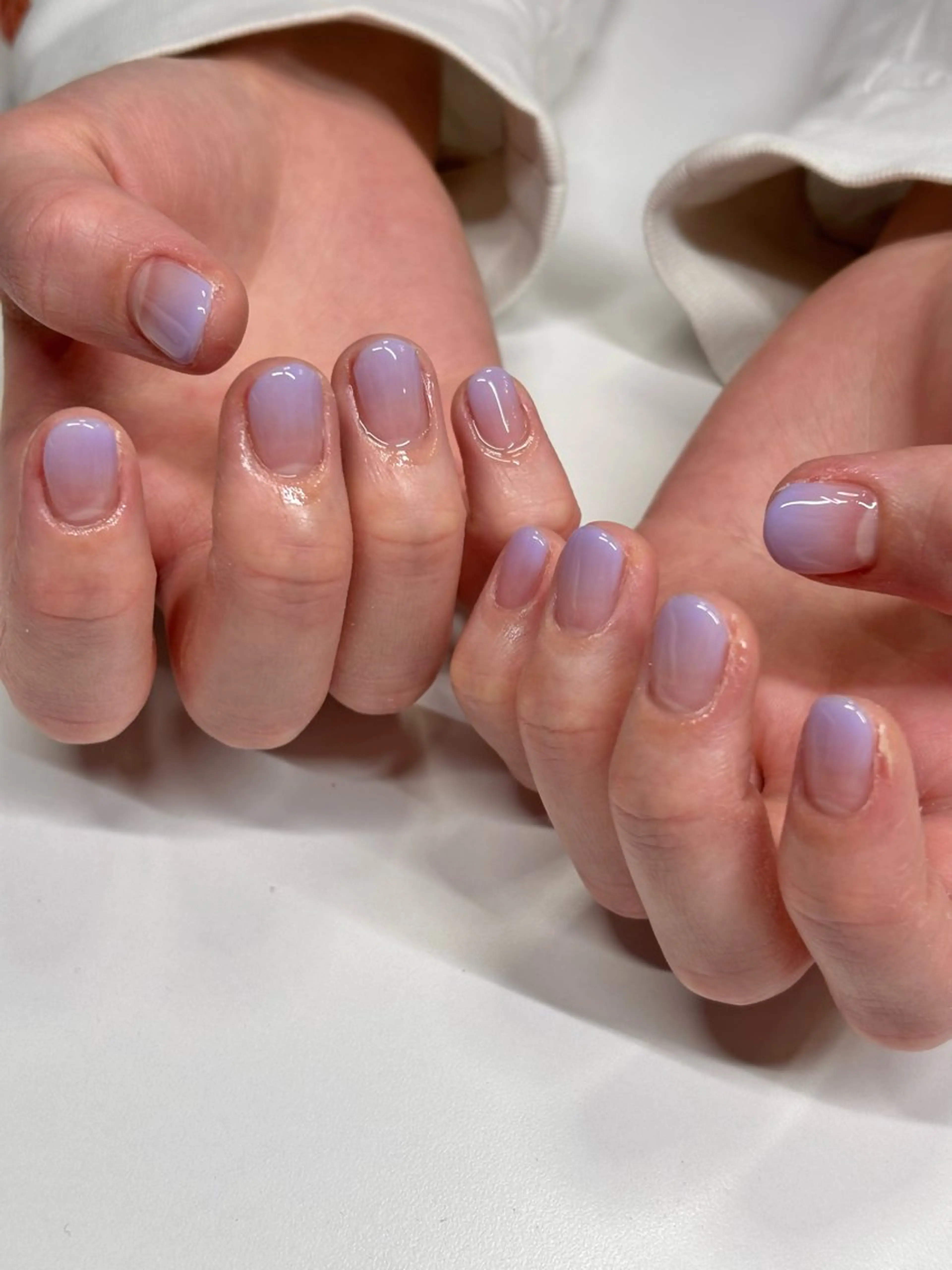 ネイル グラデーション シンプルネイル ハンドネイル iconail 下北沢 NONのネイルデザイン