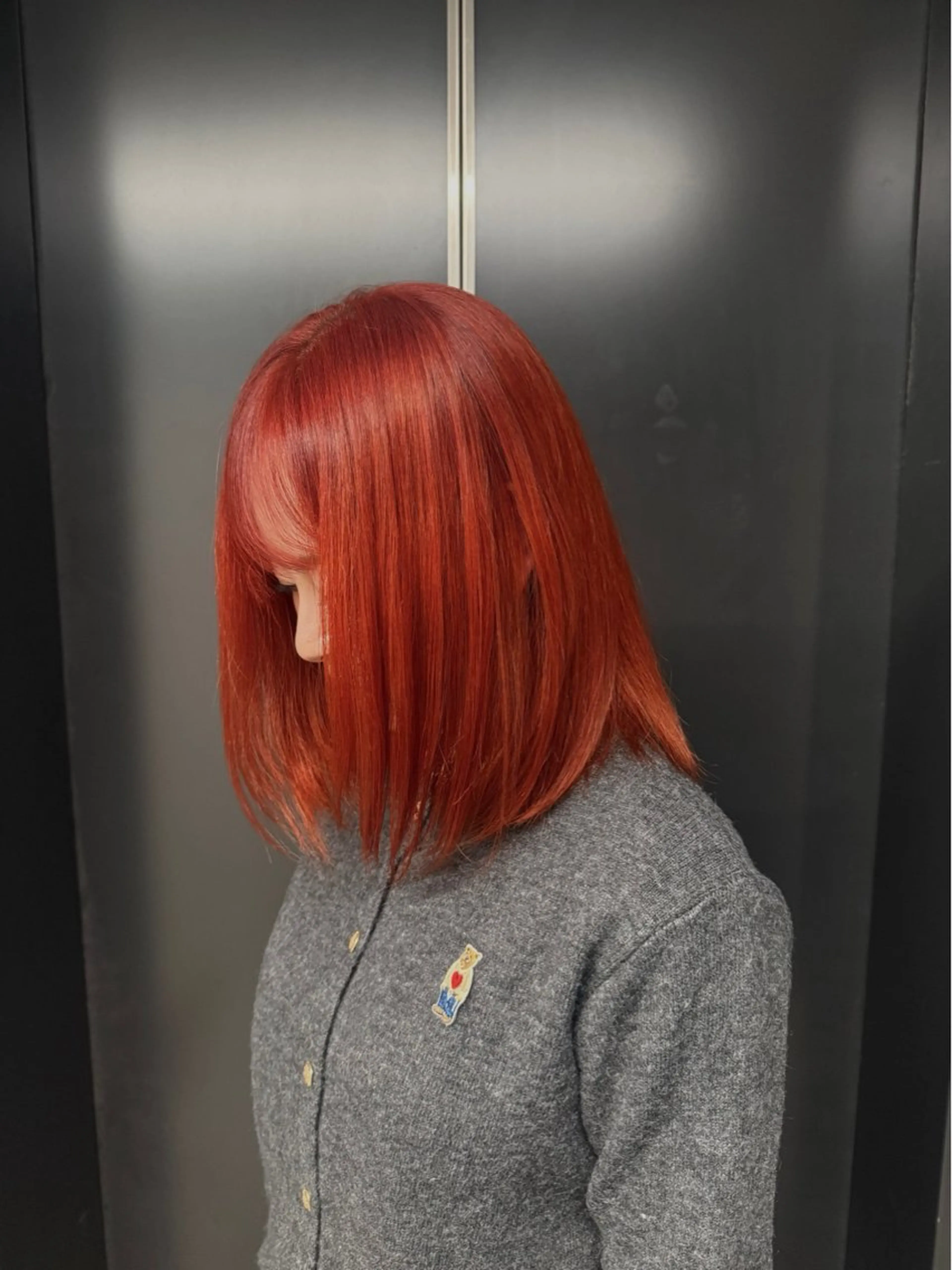 ミディアム カラー bloc japon所属・レイヤーボブカット ゆりののヘアスタイル