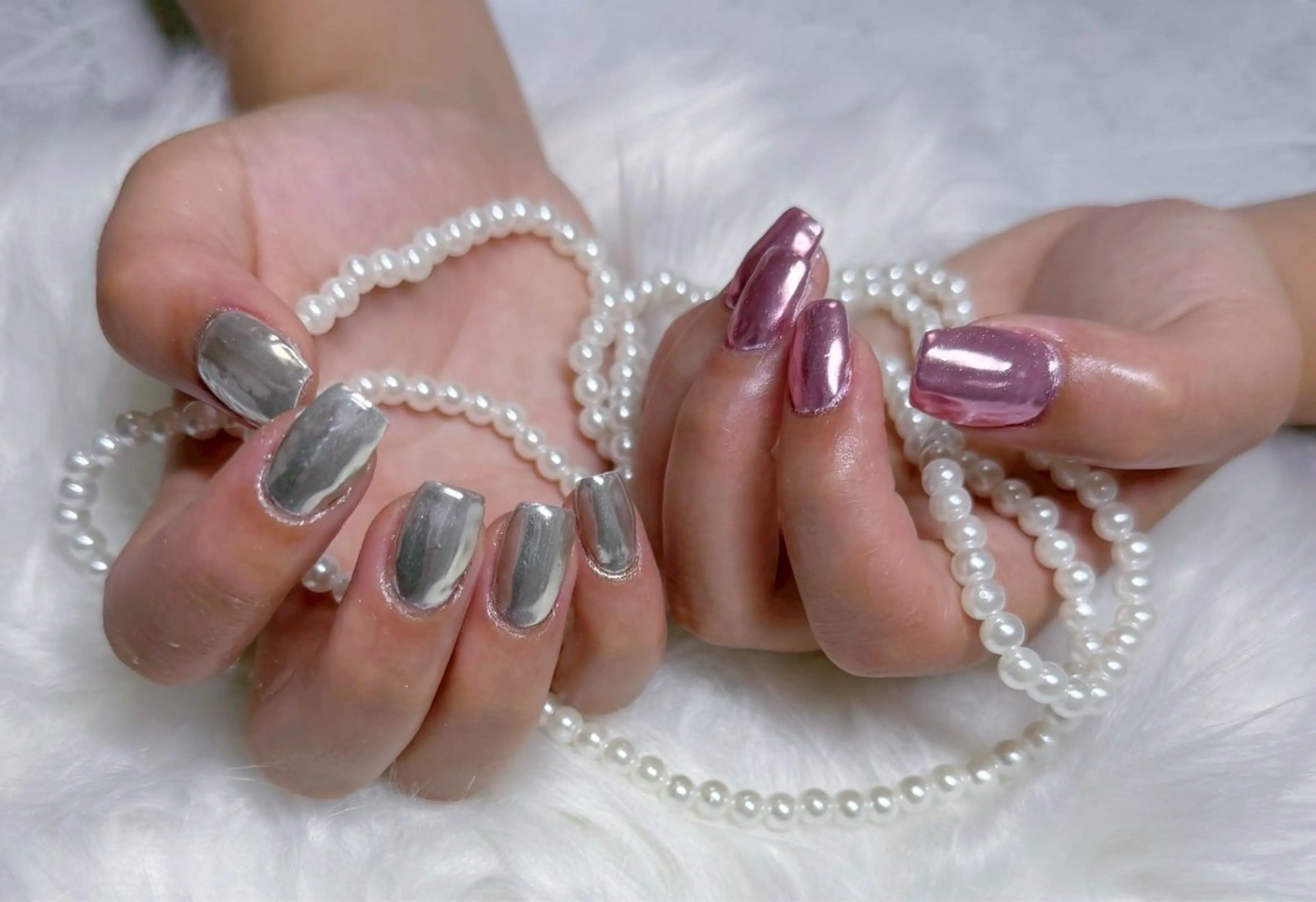 ネイル ミラーネイル ilona nail&ear jewelry所属・Maya🌼 ilonaのネイルデザイン