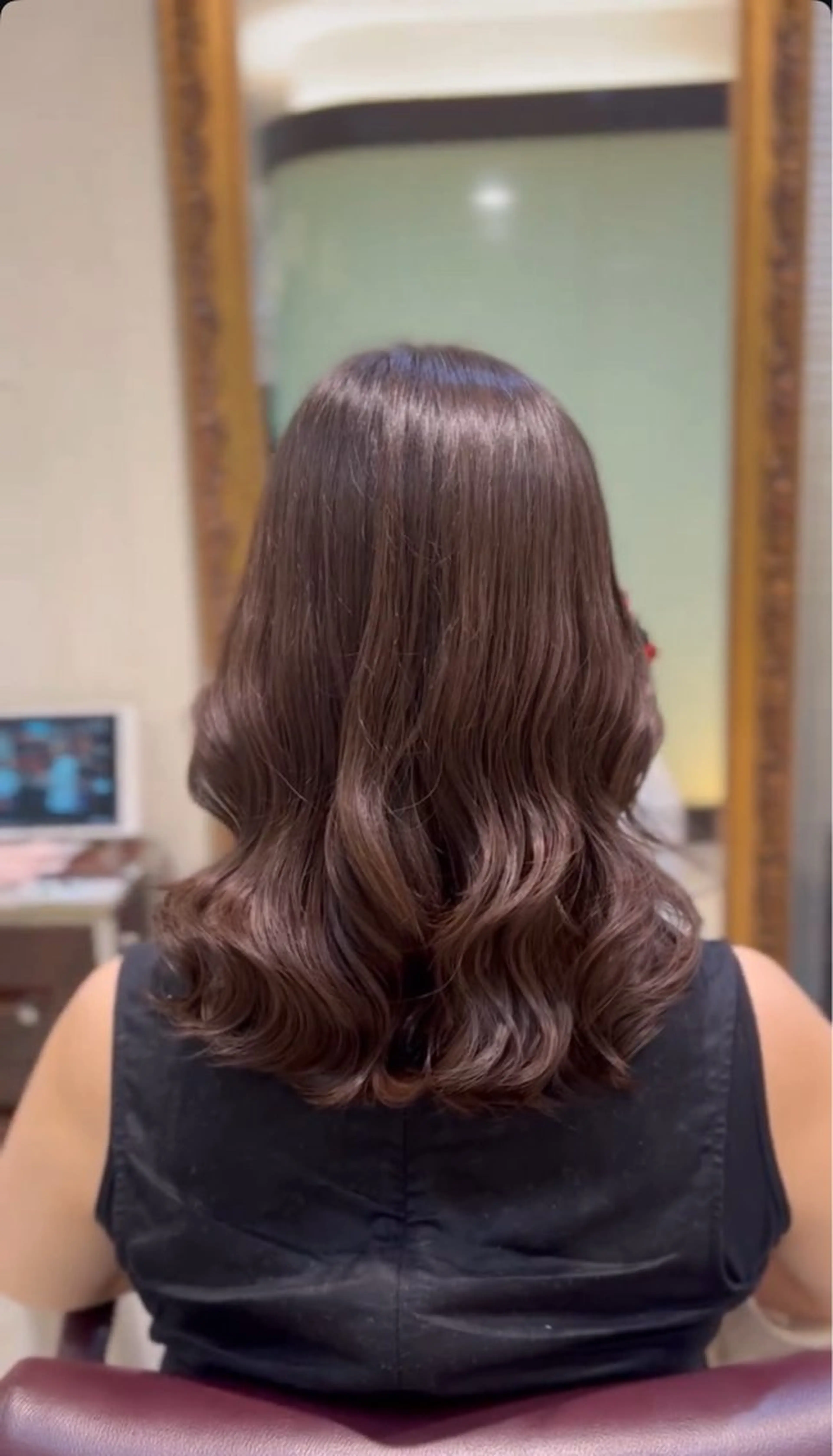 ミディアム パーマ パーマ 韓国風ヘア/パーマ ♡あゆのヘアスタイル