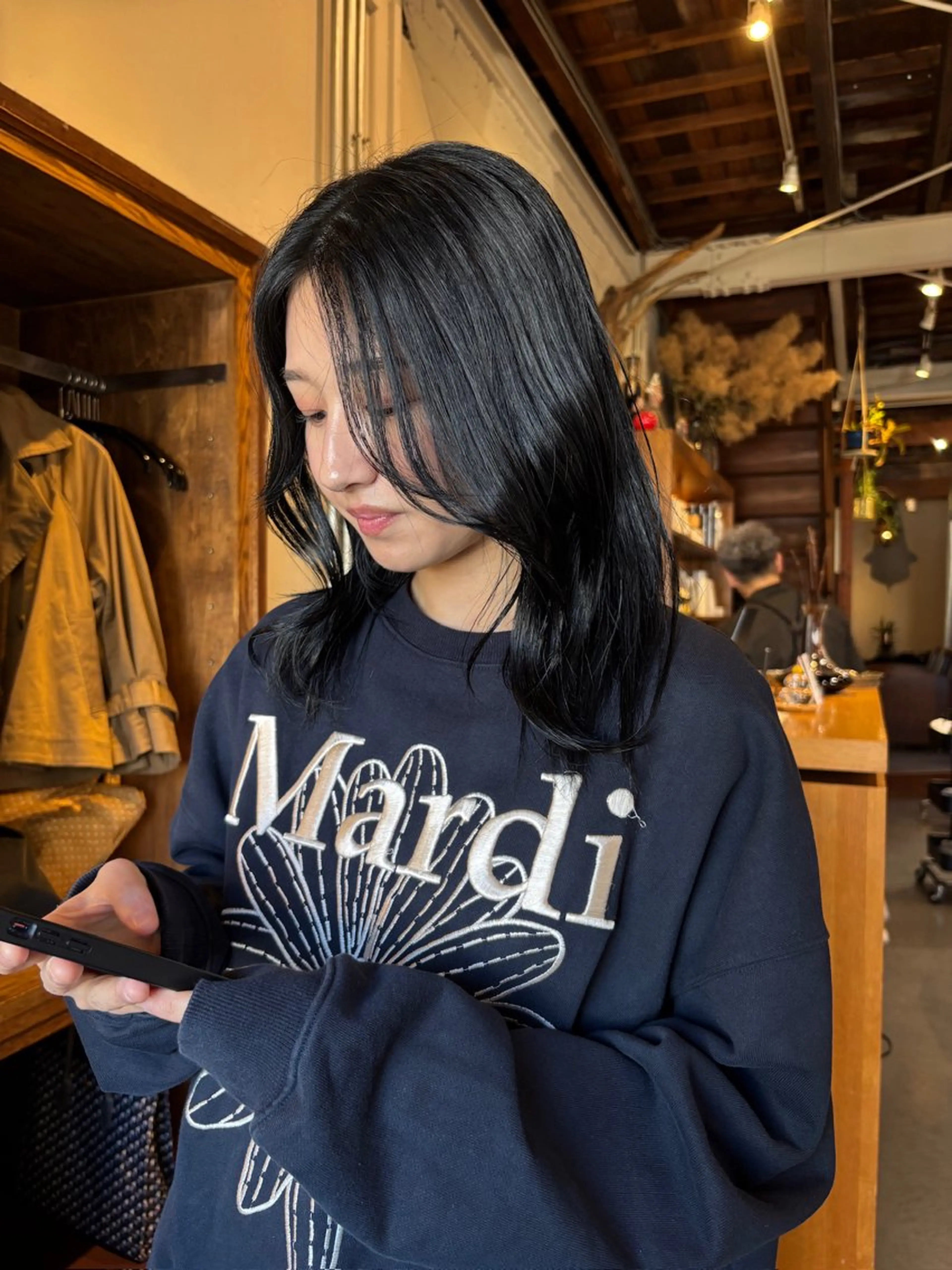 ミディアム カラー Chiho / 梅田 / ボブ/ パーマのヘアスタイル