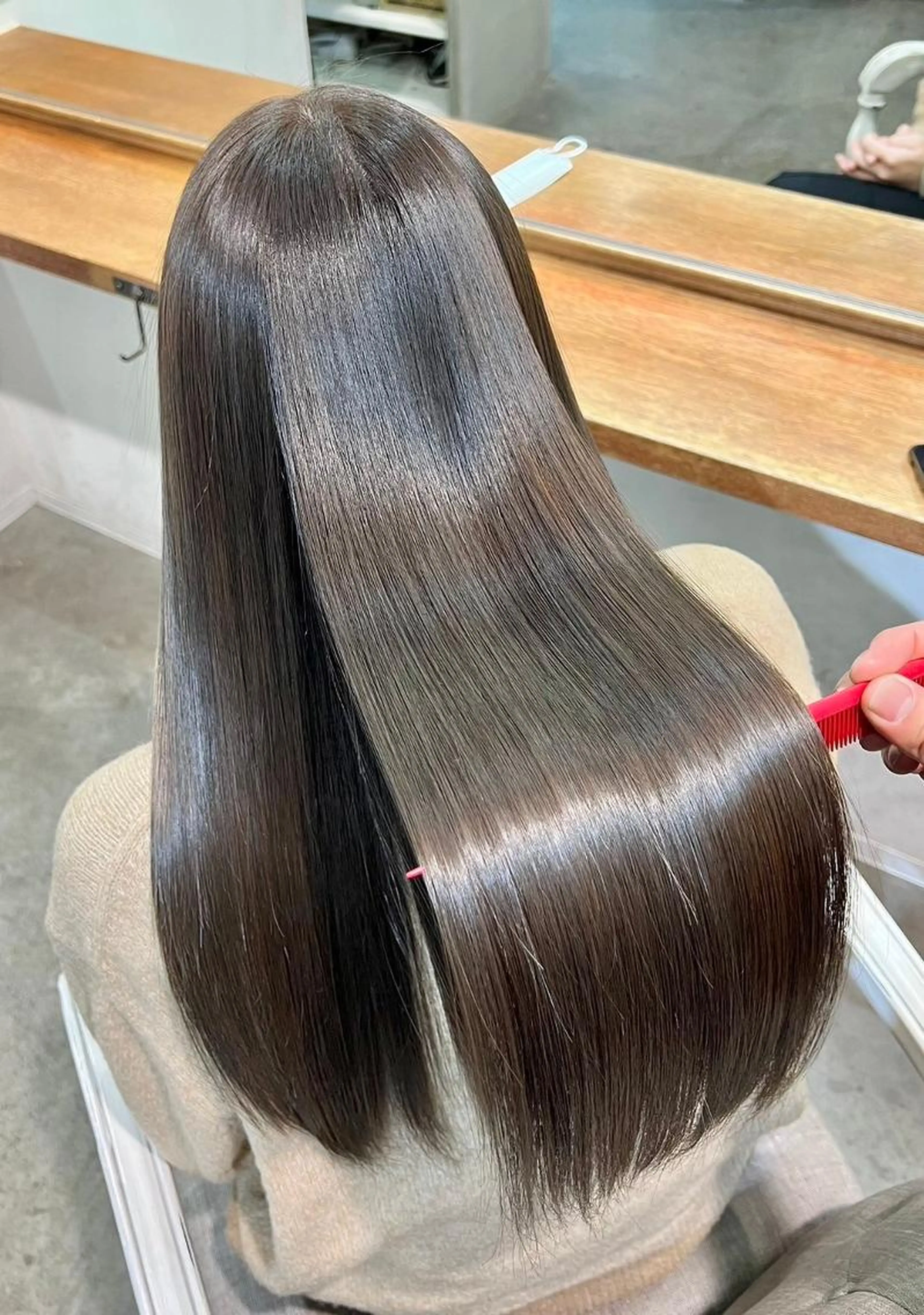 🌸【口コミ投稿で300円オフ❣️】🌸カット＋髪質改善トリートメント✨サラサラヘアで楽しく過ごしませんか☺️の写真