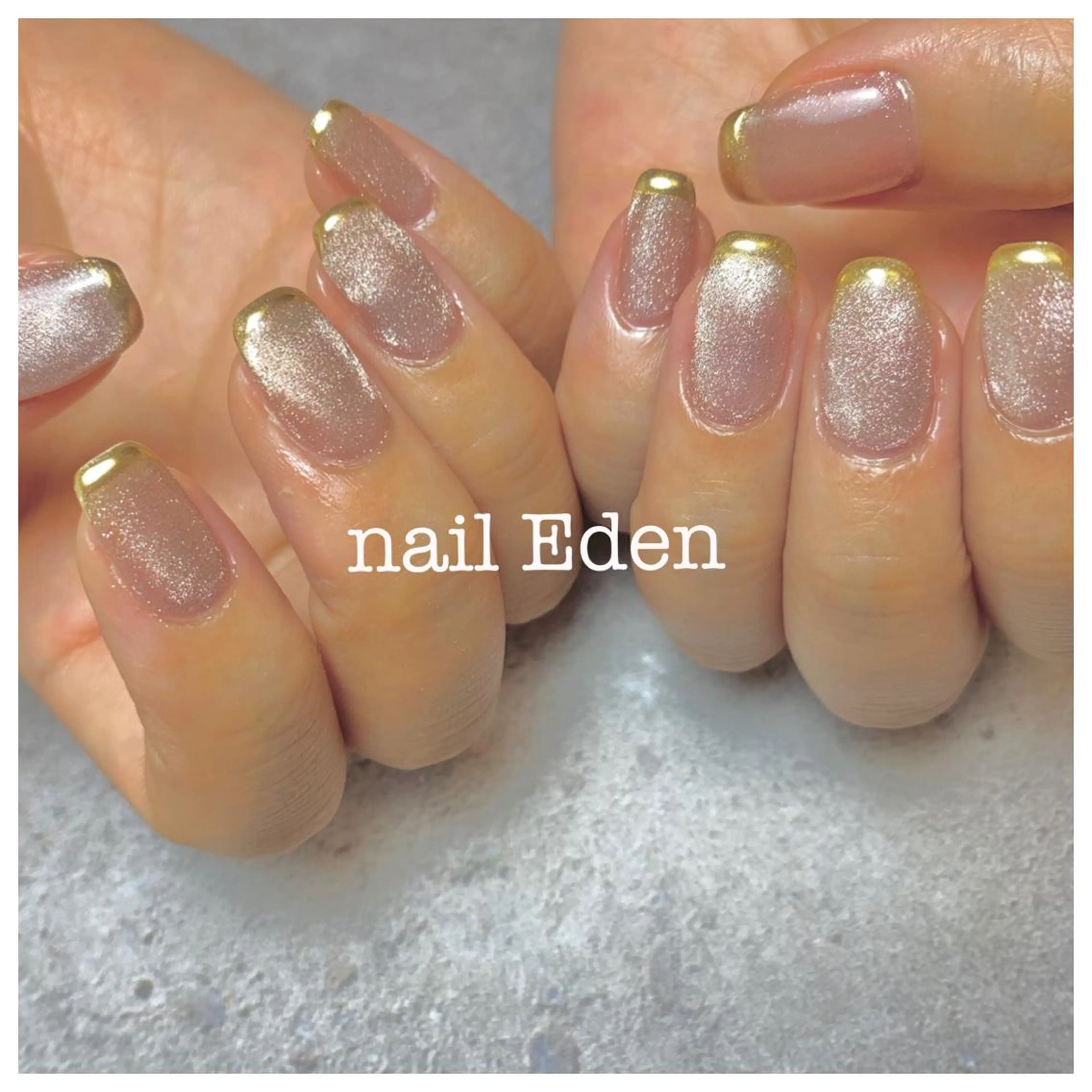 ネイル 持ち込み ハンドネイル ハンドケア Eden　private nail saron所属・Eden ♾️のネイルデザイン