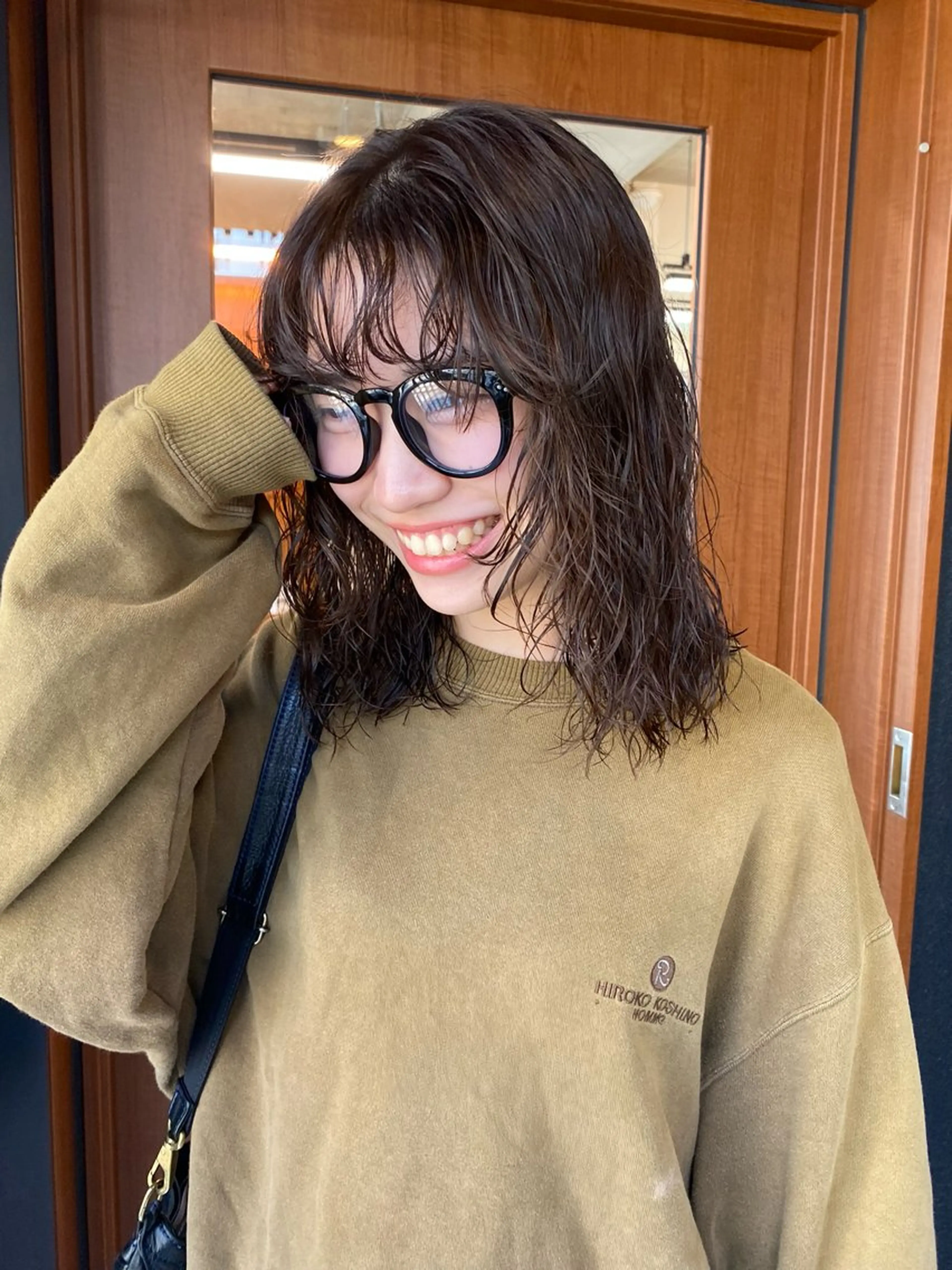 セミロング カラー ヘアカラー トリートメント YUUKI/ボブ パーマ.ウルフのヘアスタイル