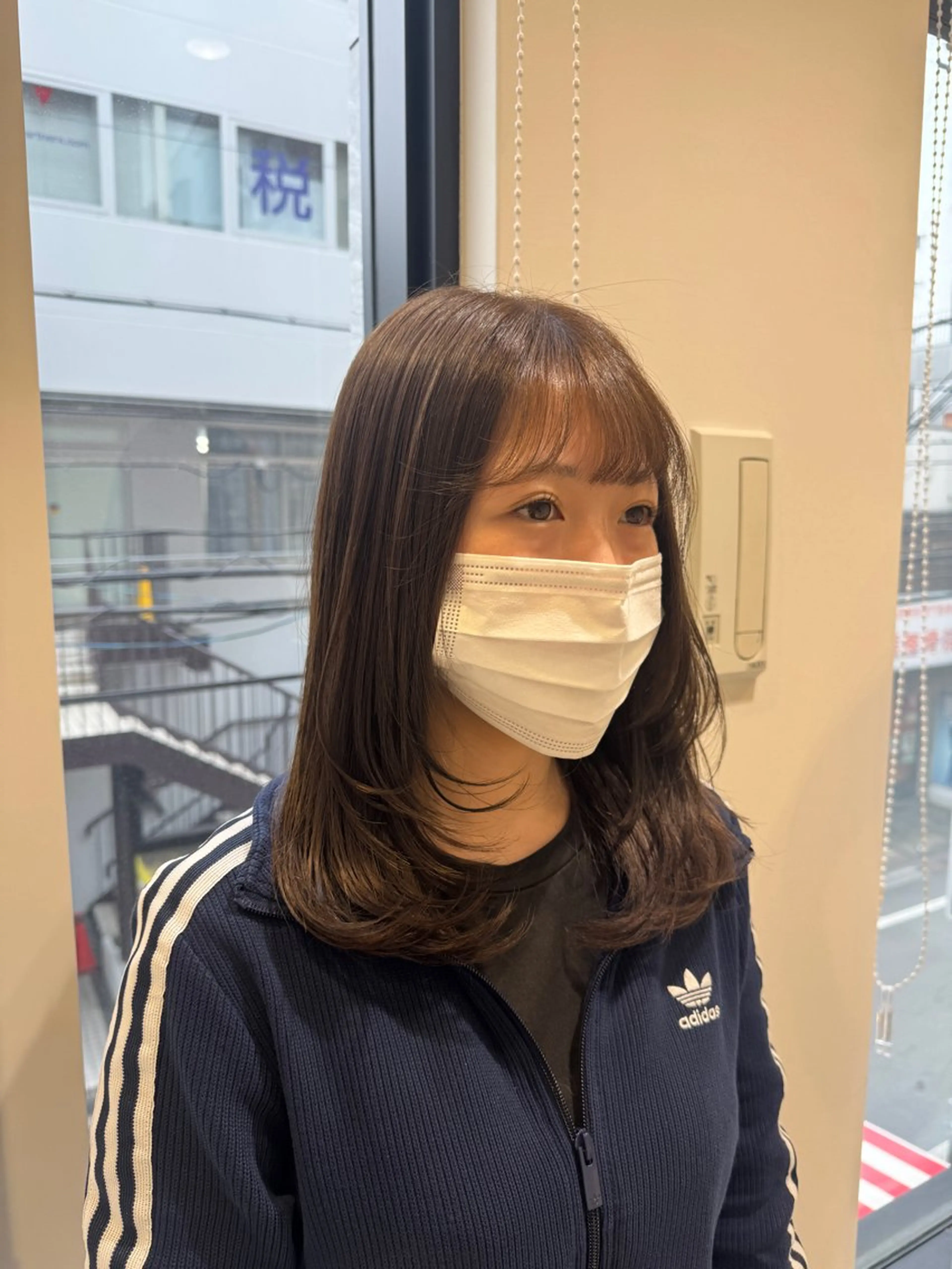 セミロング カラー カット ヘアカラー トリートメント レイヤーカット /𝓡𝓲𝓷🍎のヘアスタイル