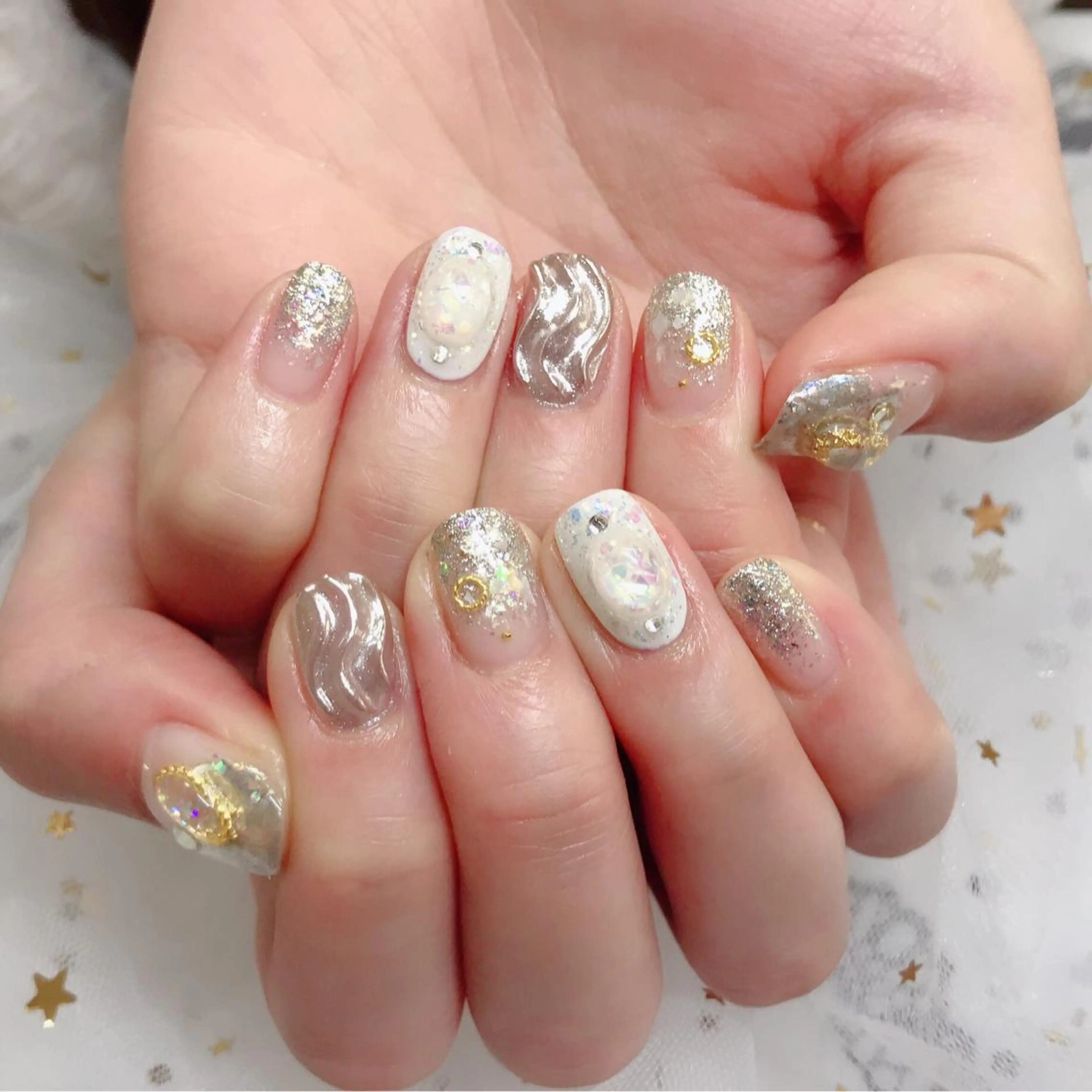 カラー ネイル Q Free nailsのネイルデザイン