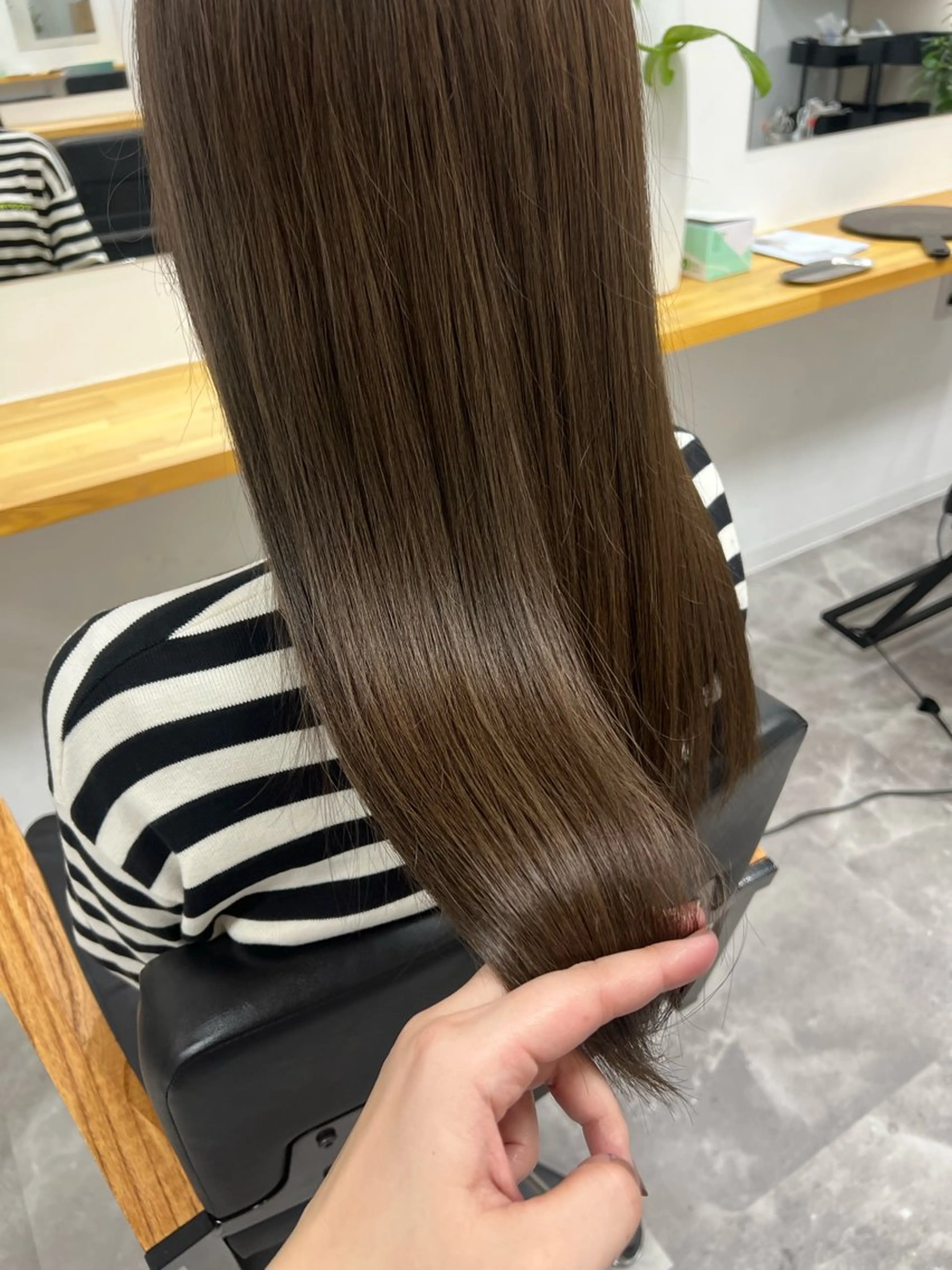 イメージフルチェンジ♪カット✂︎+ナチュラル縮毛矯正+カラー🎨+4STEPトリートメント✨️の写真