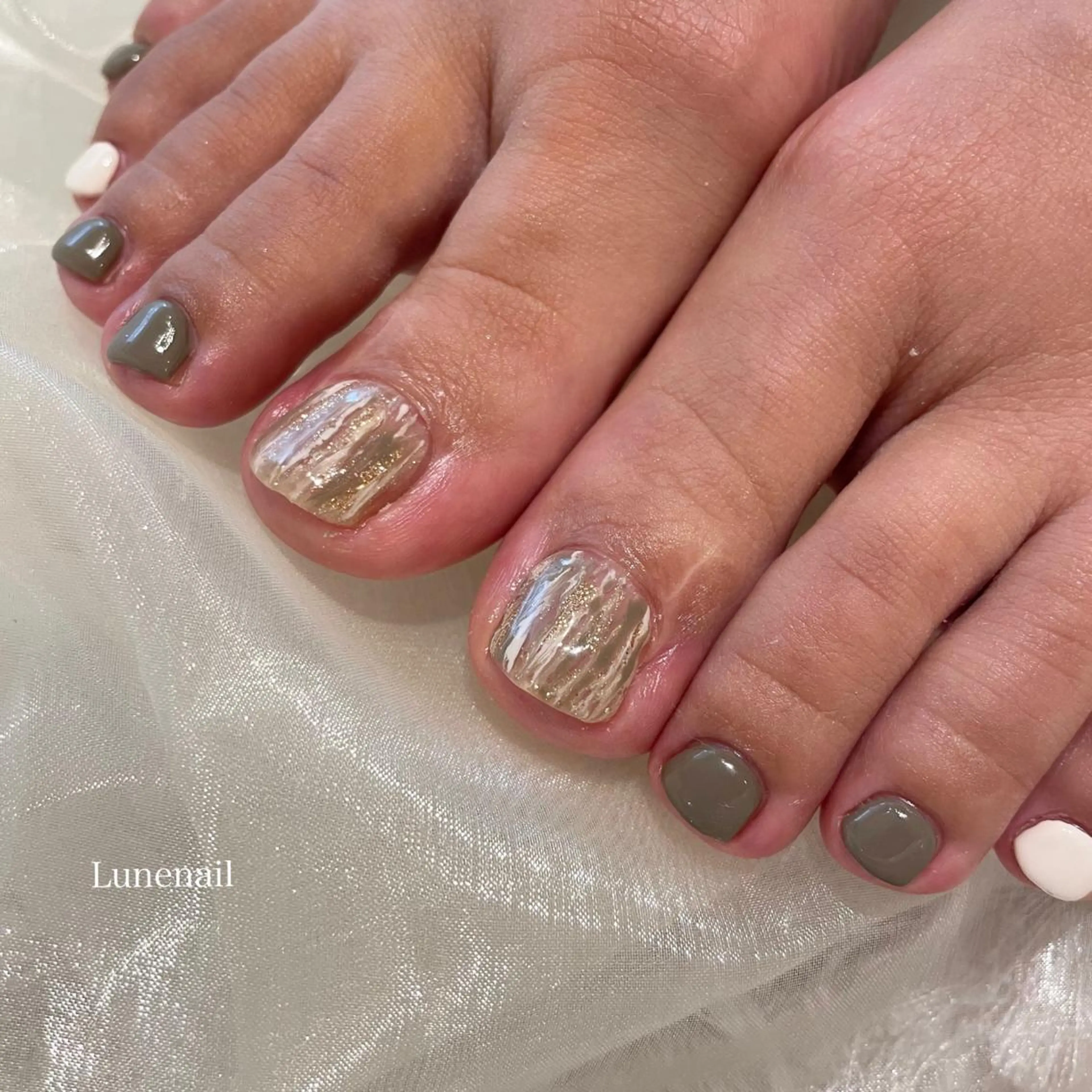 ネイル フットネイル Lunenail所属・Lune nailのネイルデザイン