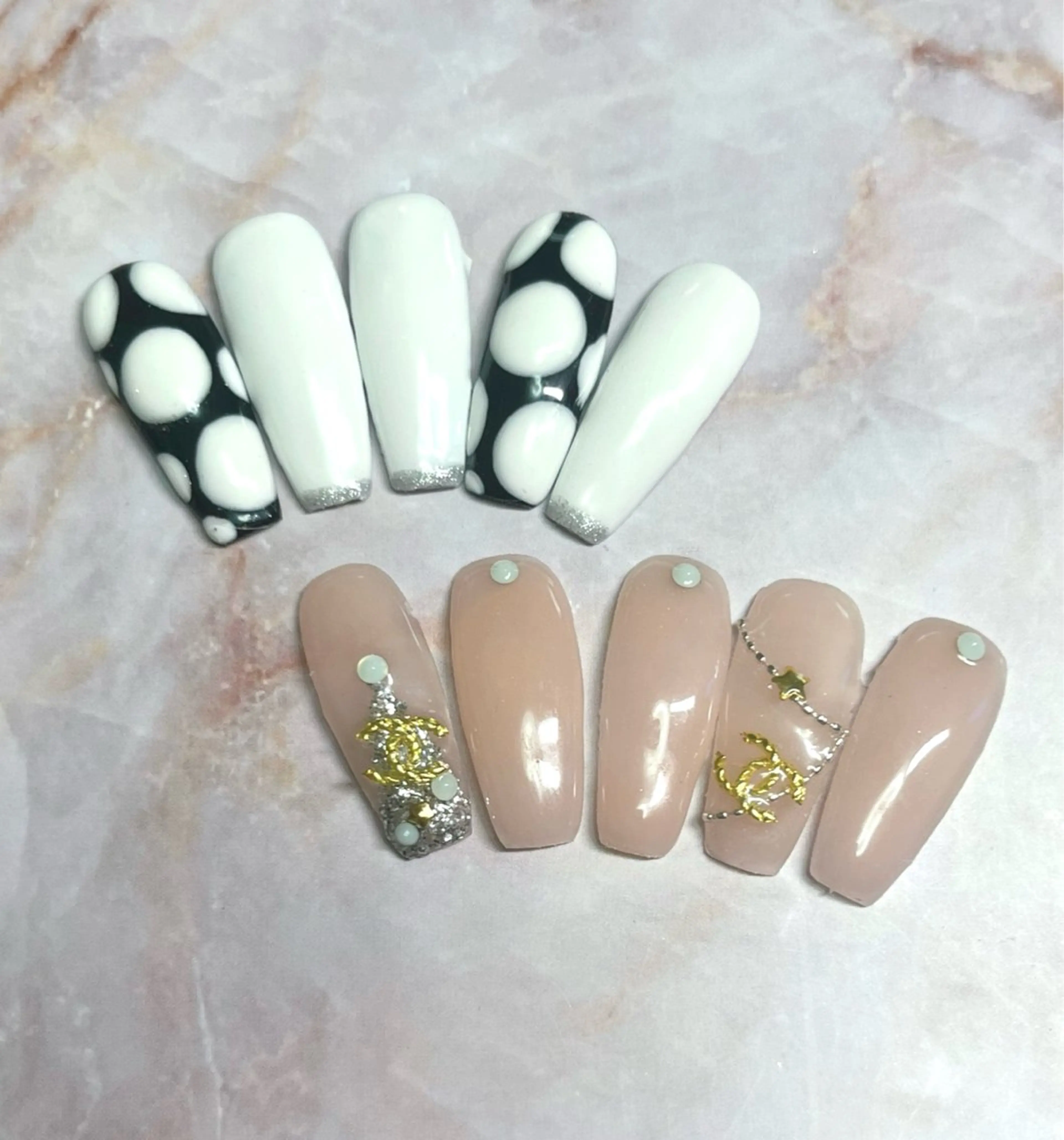 ネイル アートネイル 長さ出し スカルプネイル ハンドネイル plaisir所属・plaisir プレジールネイルのネイルデザイン