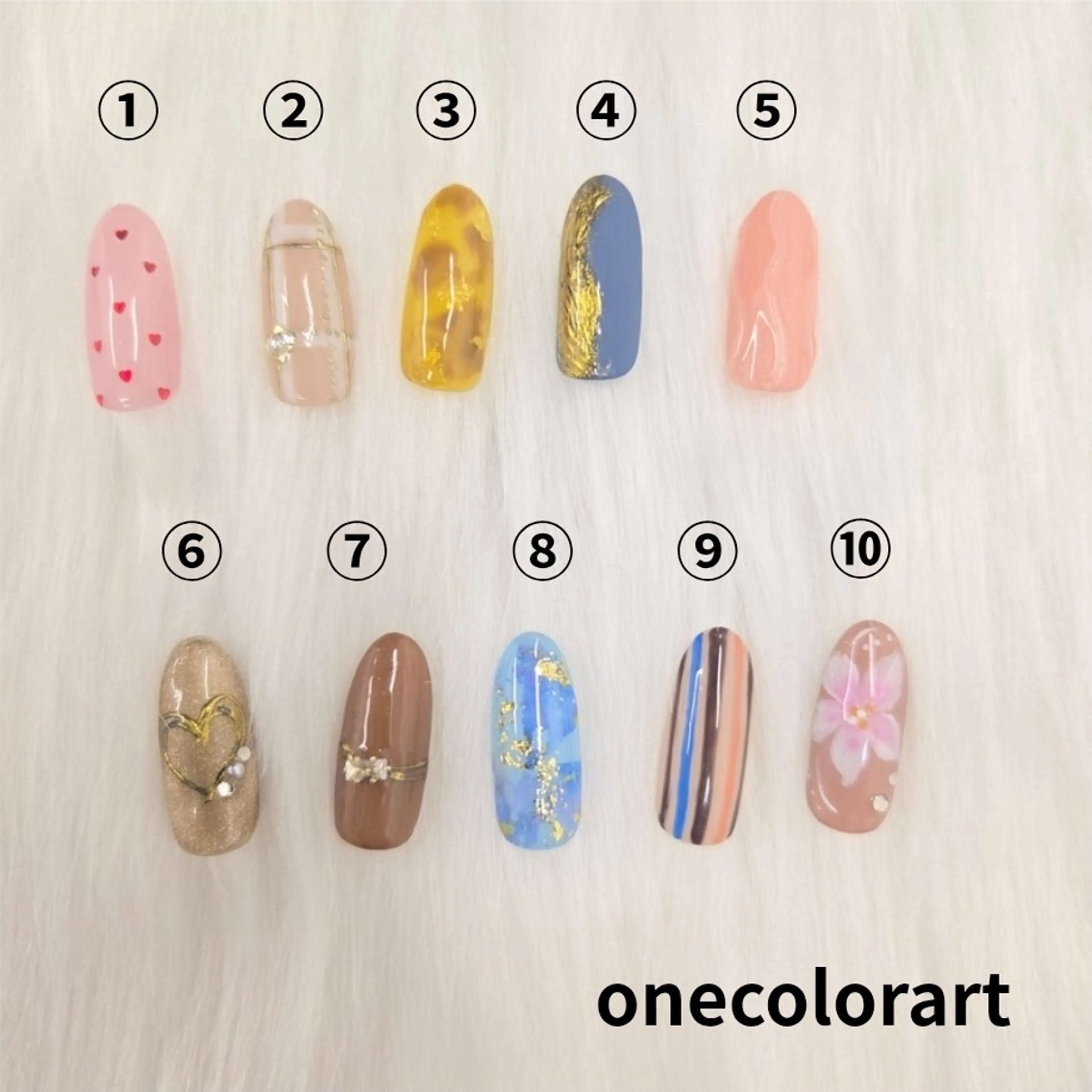 （オフ無し）ワンカラー＋写真アート2本付0円の写真