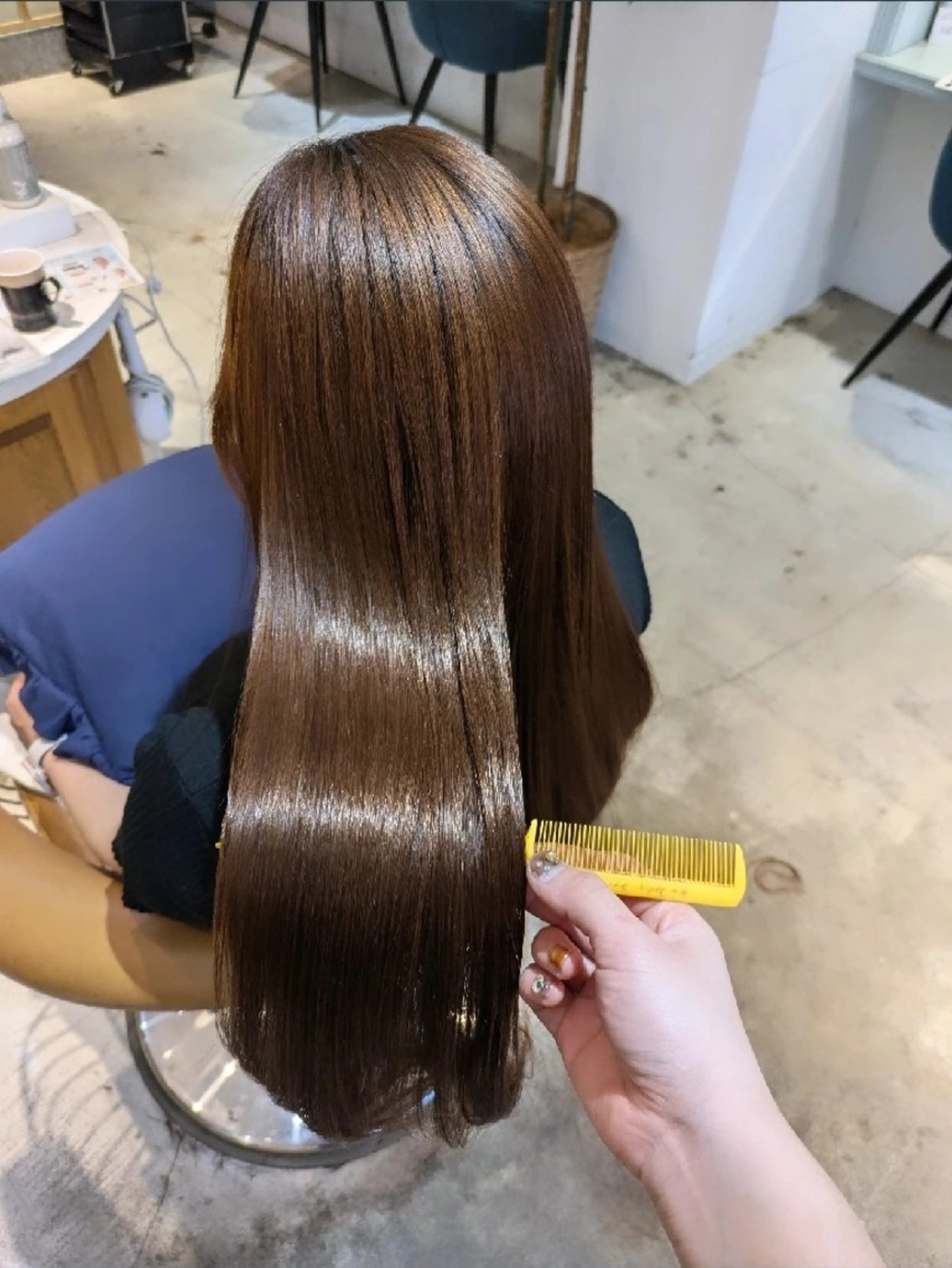 ロング 縮毛矯正/レイヤー 💎やまもとちひろのヘアスタイル