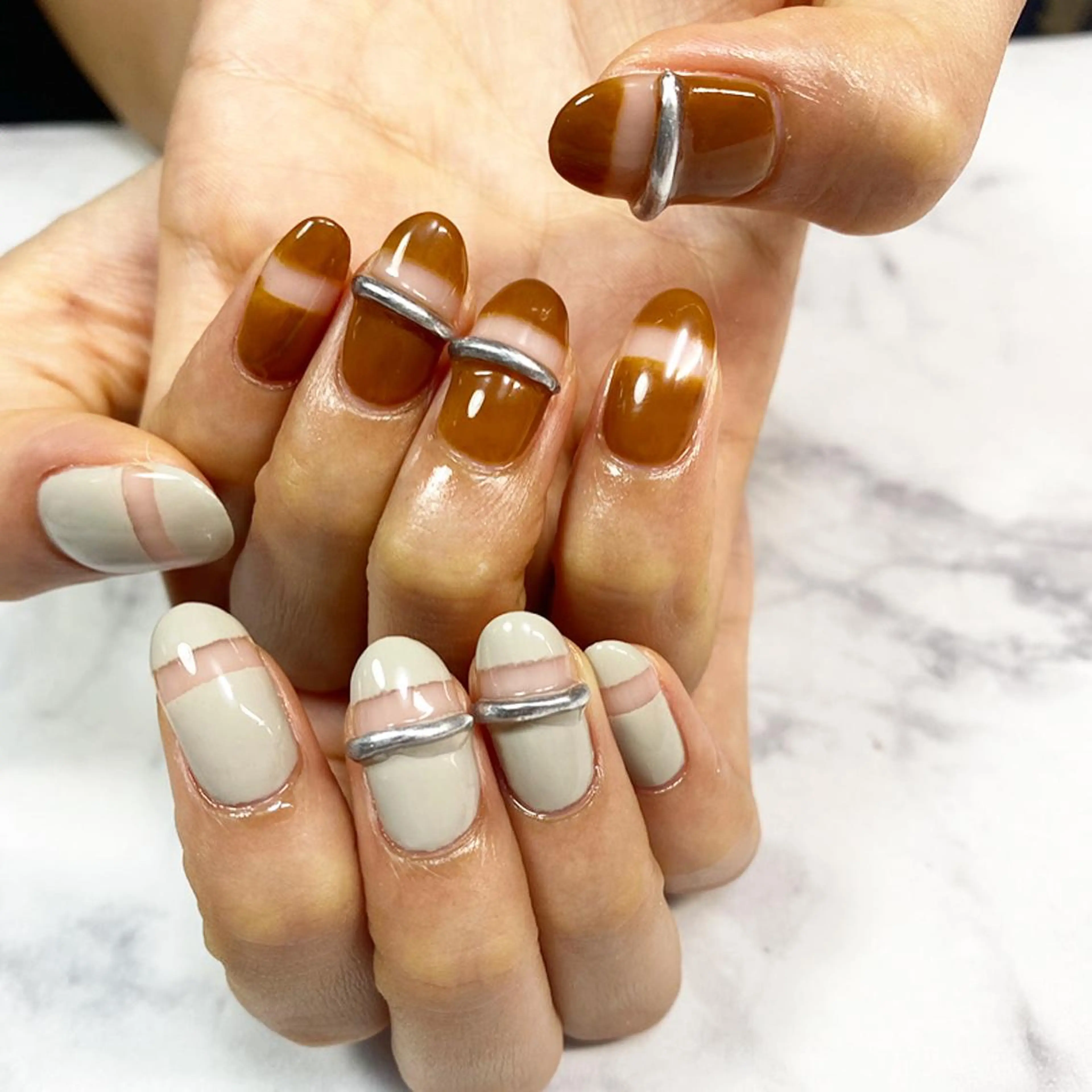 ネイル ハンドネイル mellow mのネイルデザイン