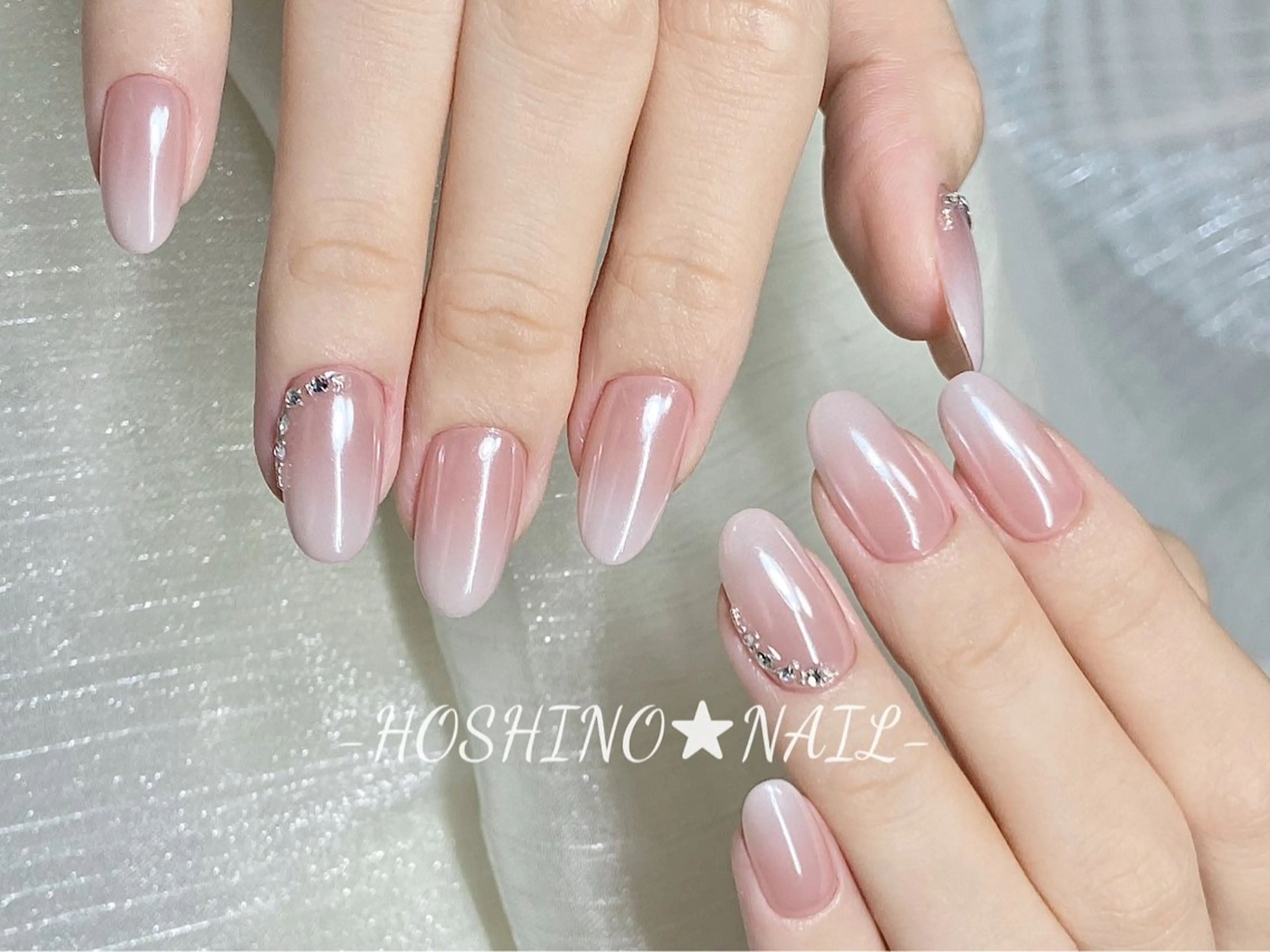 ネイル オーロラネイル チークネイル ドット フットネイル フレンチネイル ハンドネイル ★HOSHINO NAIL★新宿店のネイルデザイン