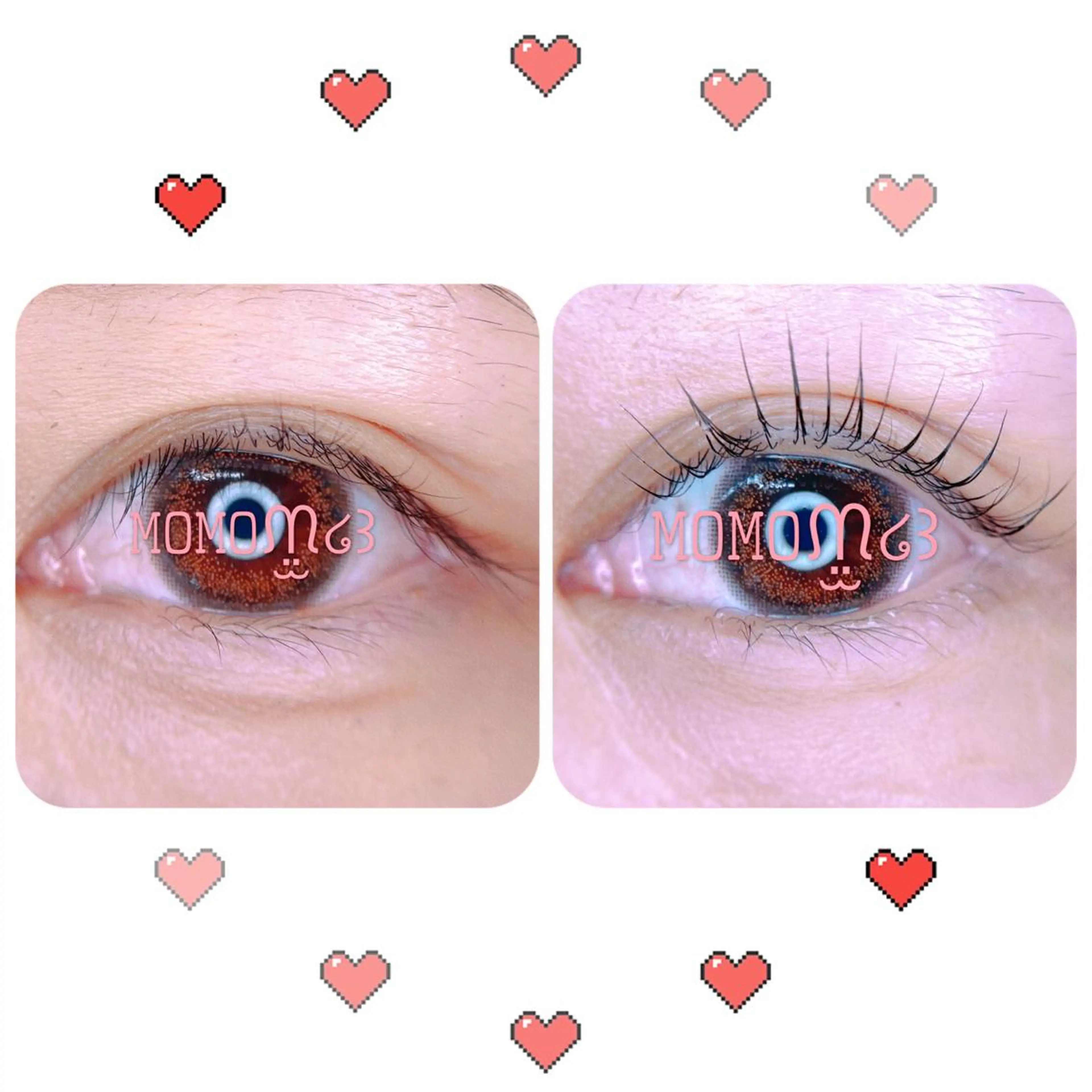 マツエク・マツパ フラットラッシュ ナチュラル パリジェンヌラッシュリフト 下まつげエクステ 一重×まつ毛パーマ モテデザインのプロ モモ🍑のマツエク・マツパデザイン