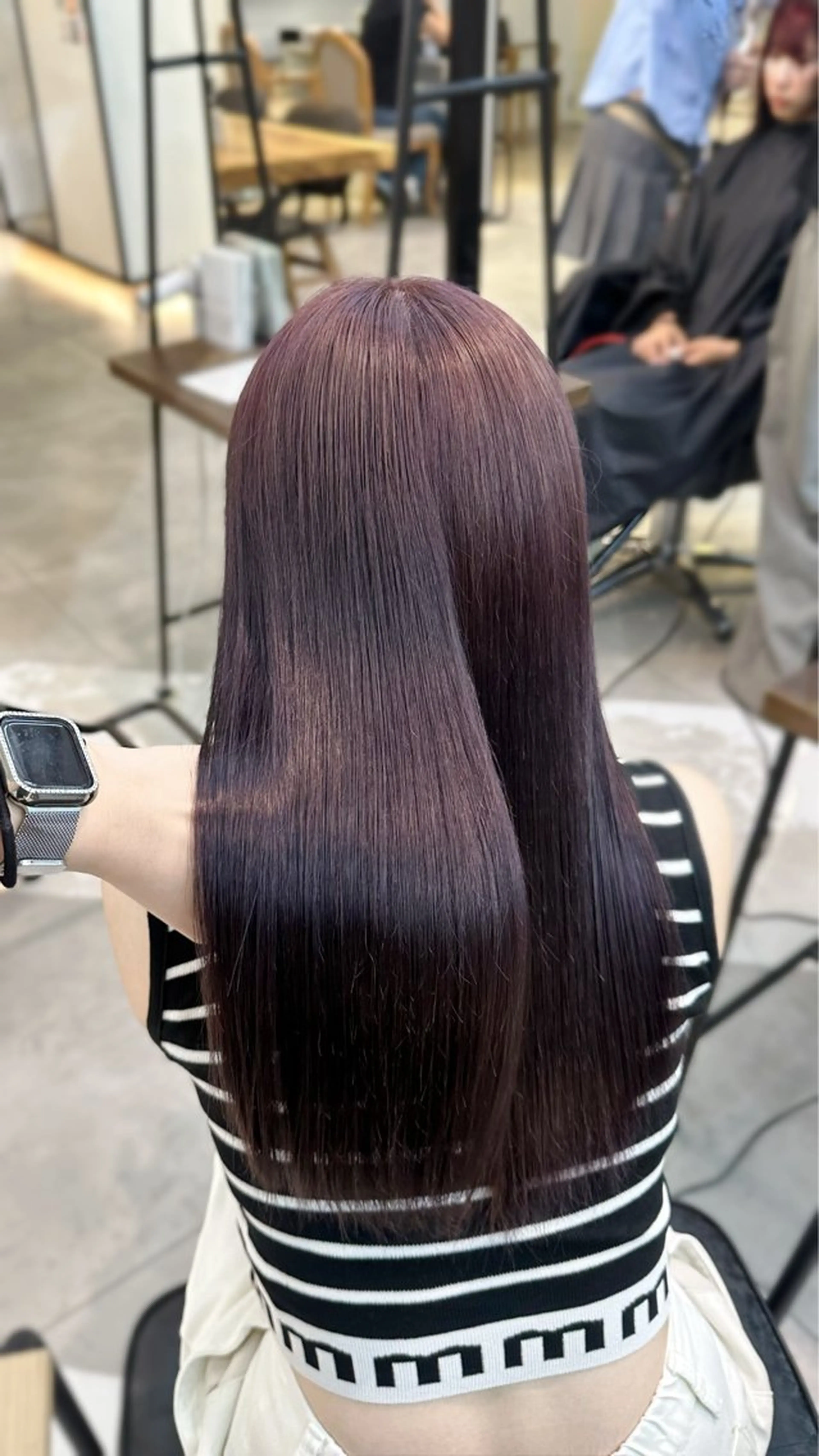 ロング カラー ヘアカラー 🎀韓国レイヤー特化 🎀ベージュ/ミクのヘアスタイル