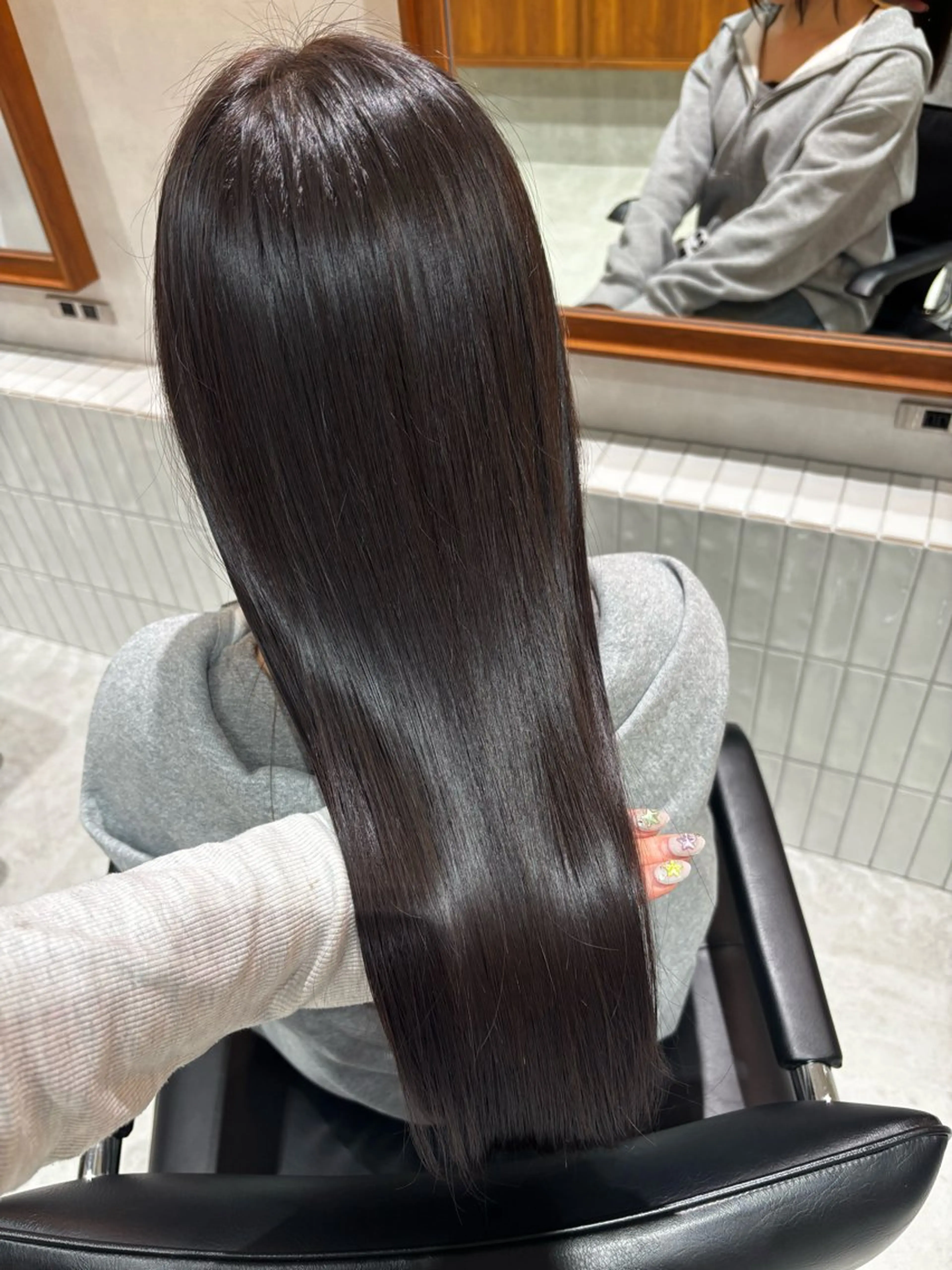 ロング 縮毛矯正 cocoro💗 ﾏﾂｴｸ/ﾈｲﾙのマツエク・マツパデザイン