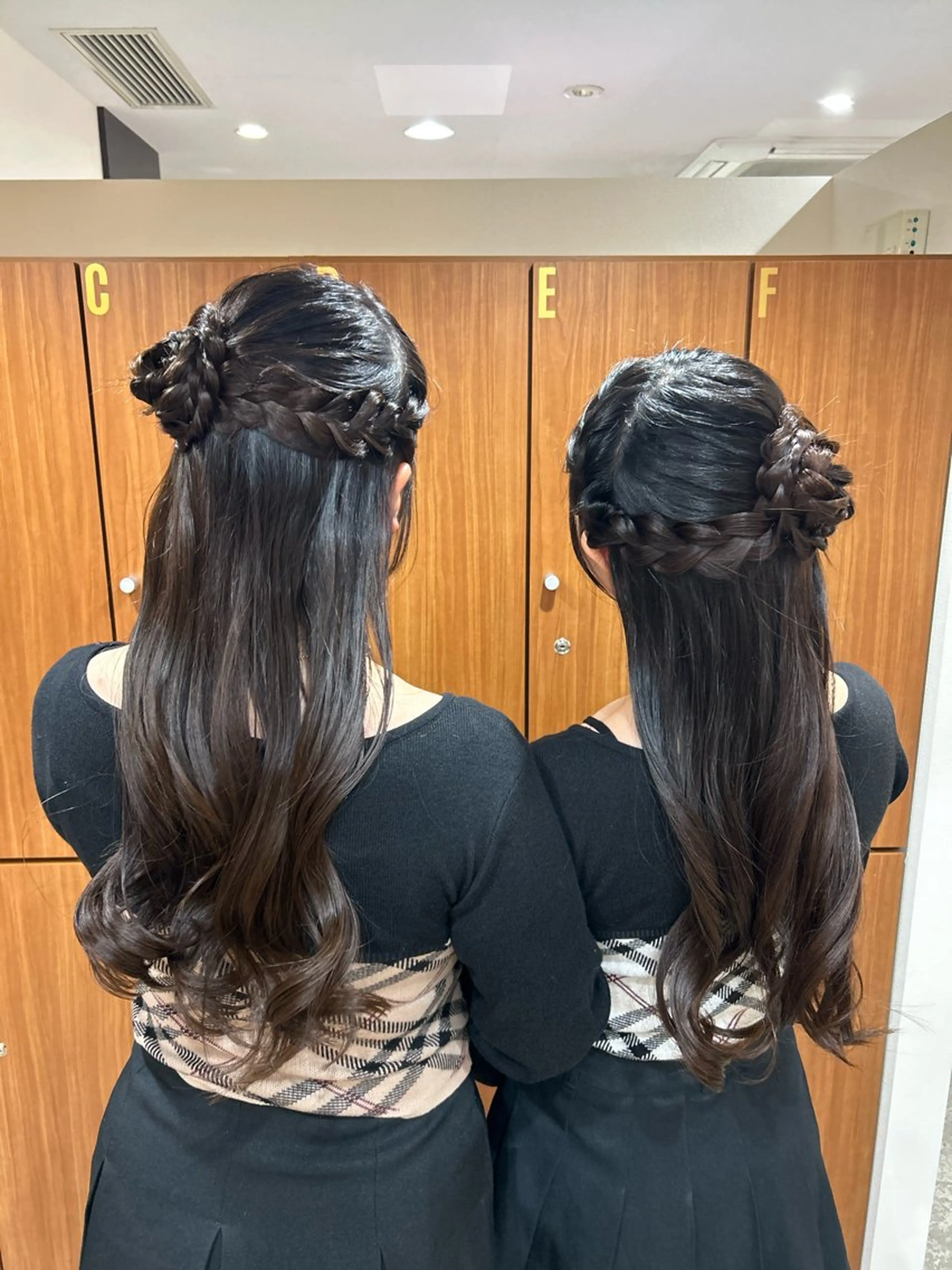 ロング カラー ヘアセット 坂本奈都美 🎀のヘアスタイル