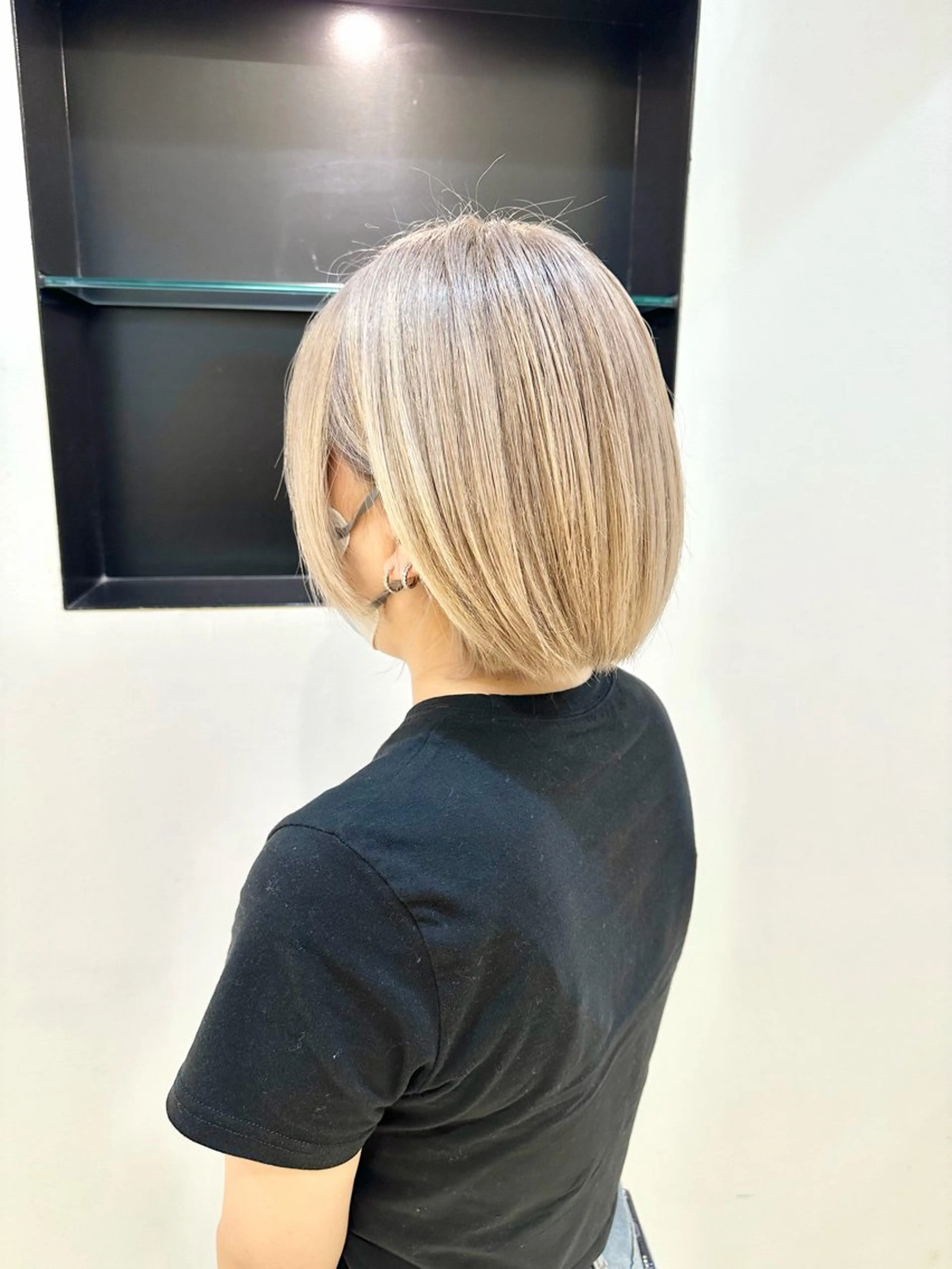 ショート TAYA大阪上本町所属・十場【髪質改善】 【ダブルカラー】のヘアスタイル