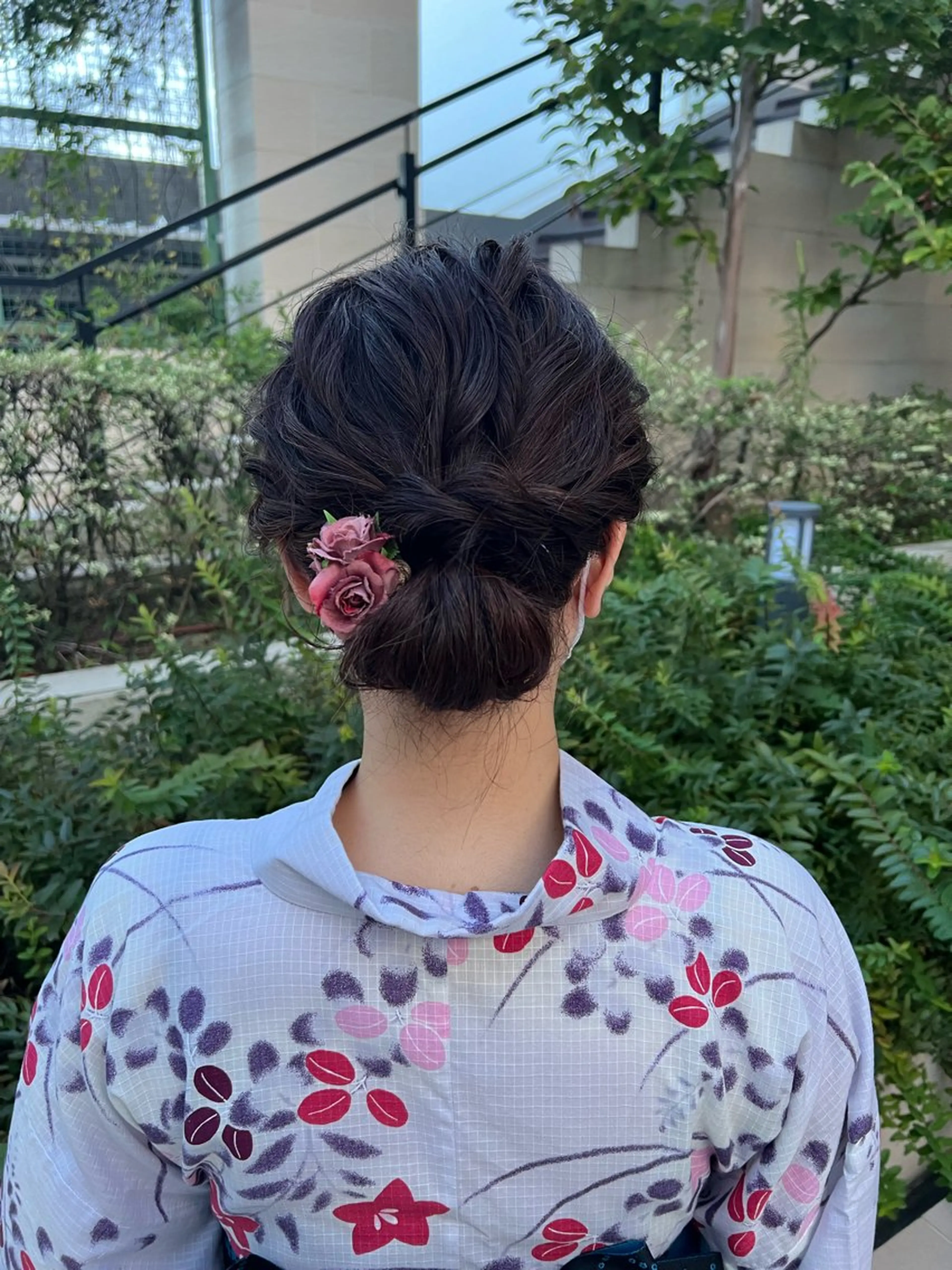 セミロング ヘアアレンジ ヘアセット 🌺まなみ/ うる艶カラー🌺のヘアスタイル