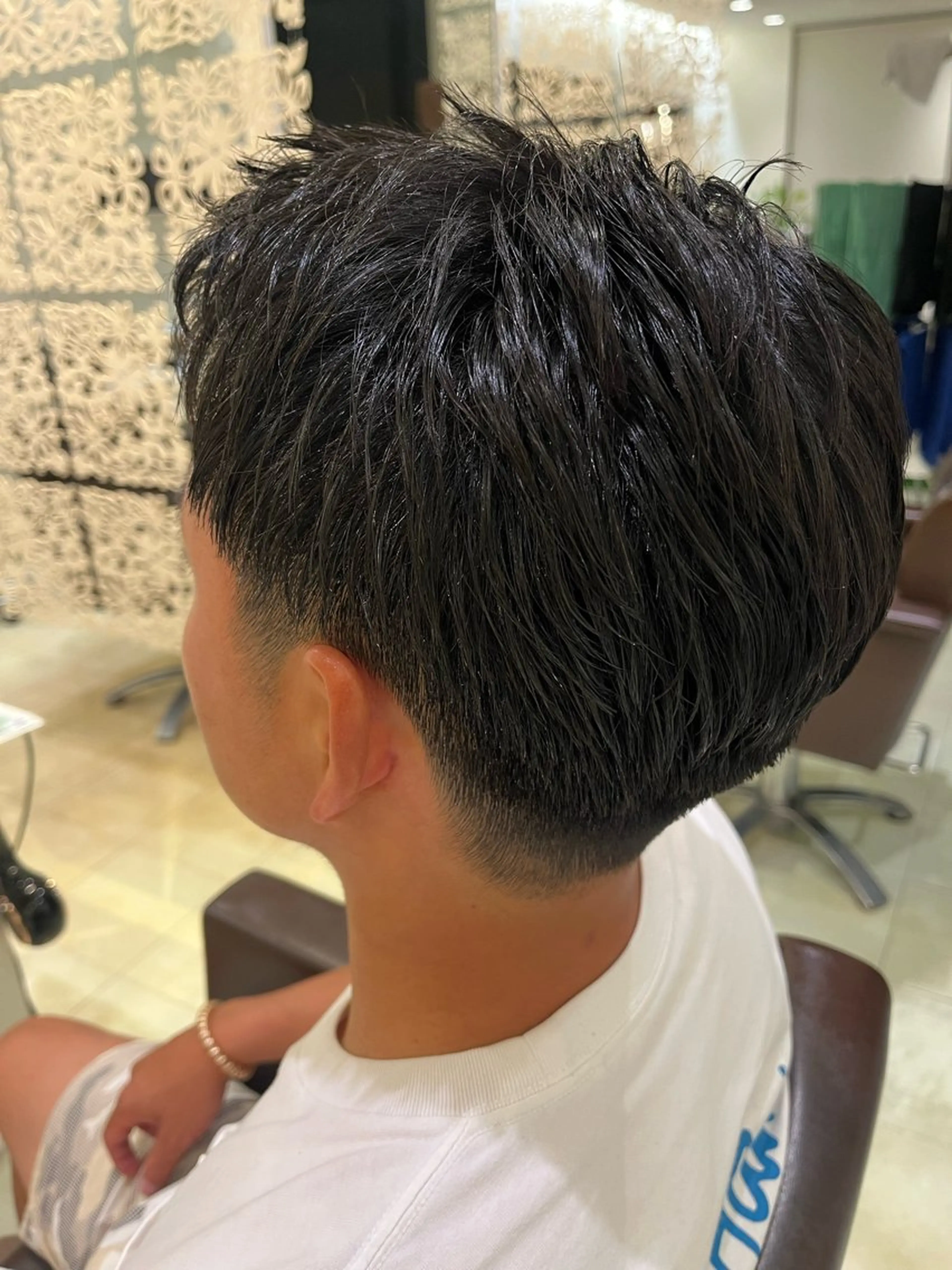 ショートカット   レイヤーカット メンズカットの写真