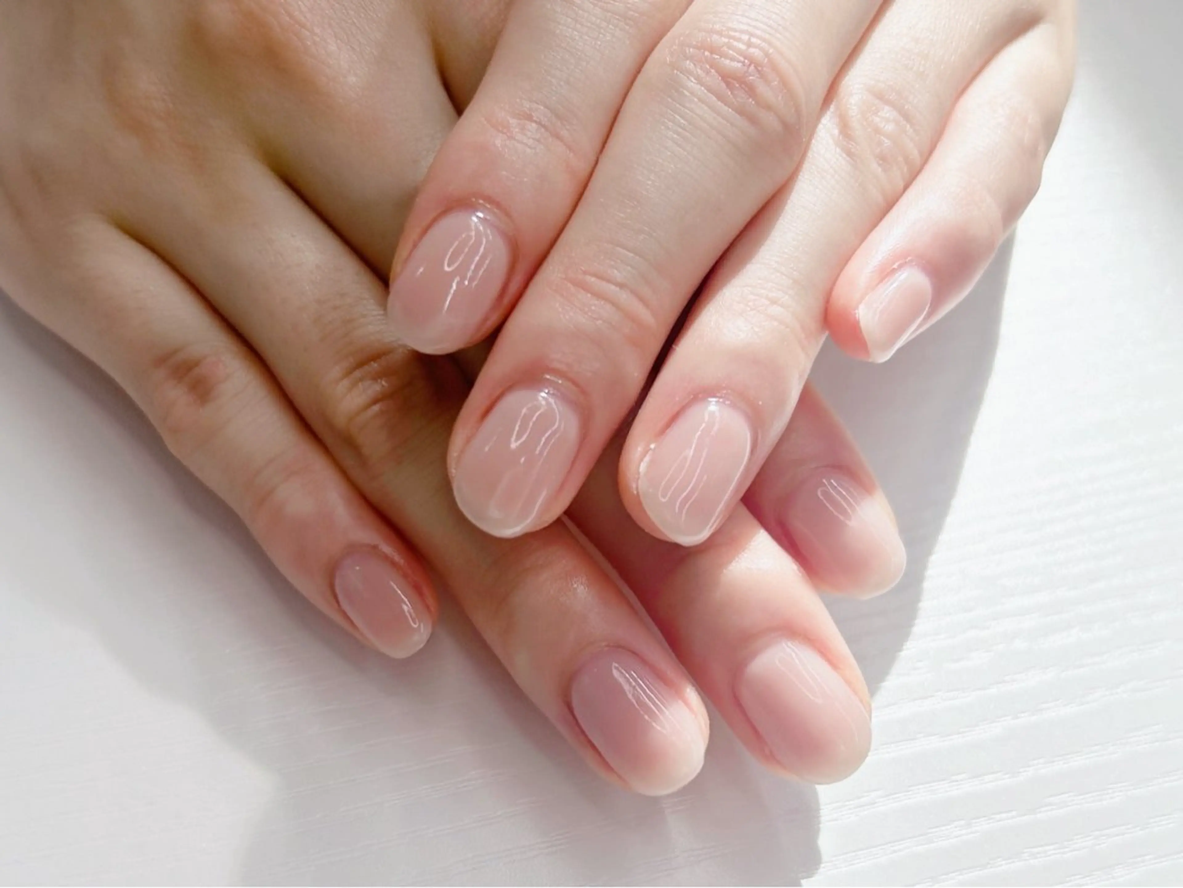 ネイル 桜ネイル オフィスネイル ワンカラーネイル ショートネイル シンプルネイル ハンドネイル Forca total studio所属・Forca Airaのネイルデザイン