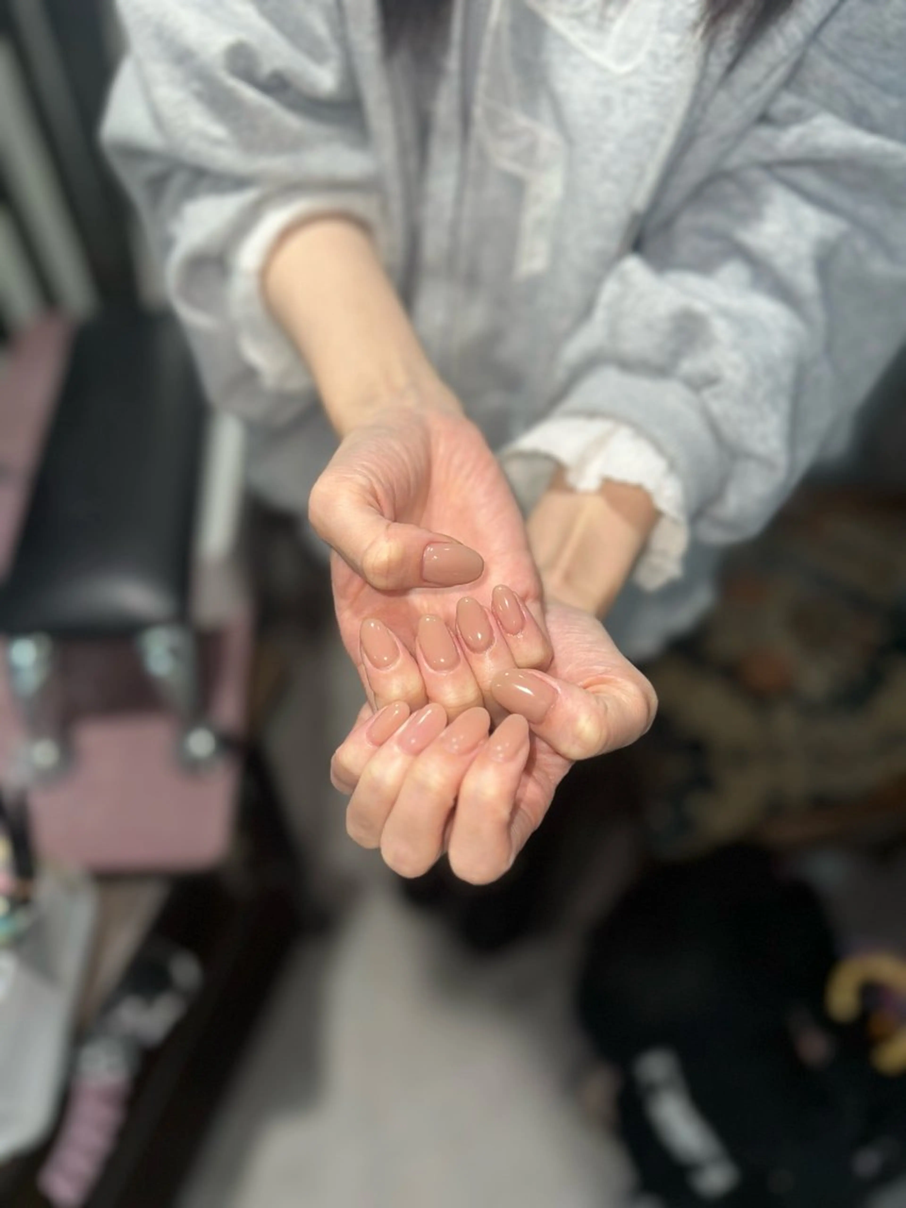 ネイル ワンカラーネイル MIYUU♡*.+ﾟ ワンホン/ニュアンスのネイルデザイン