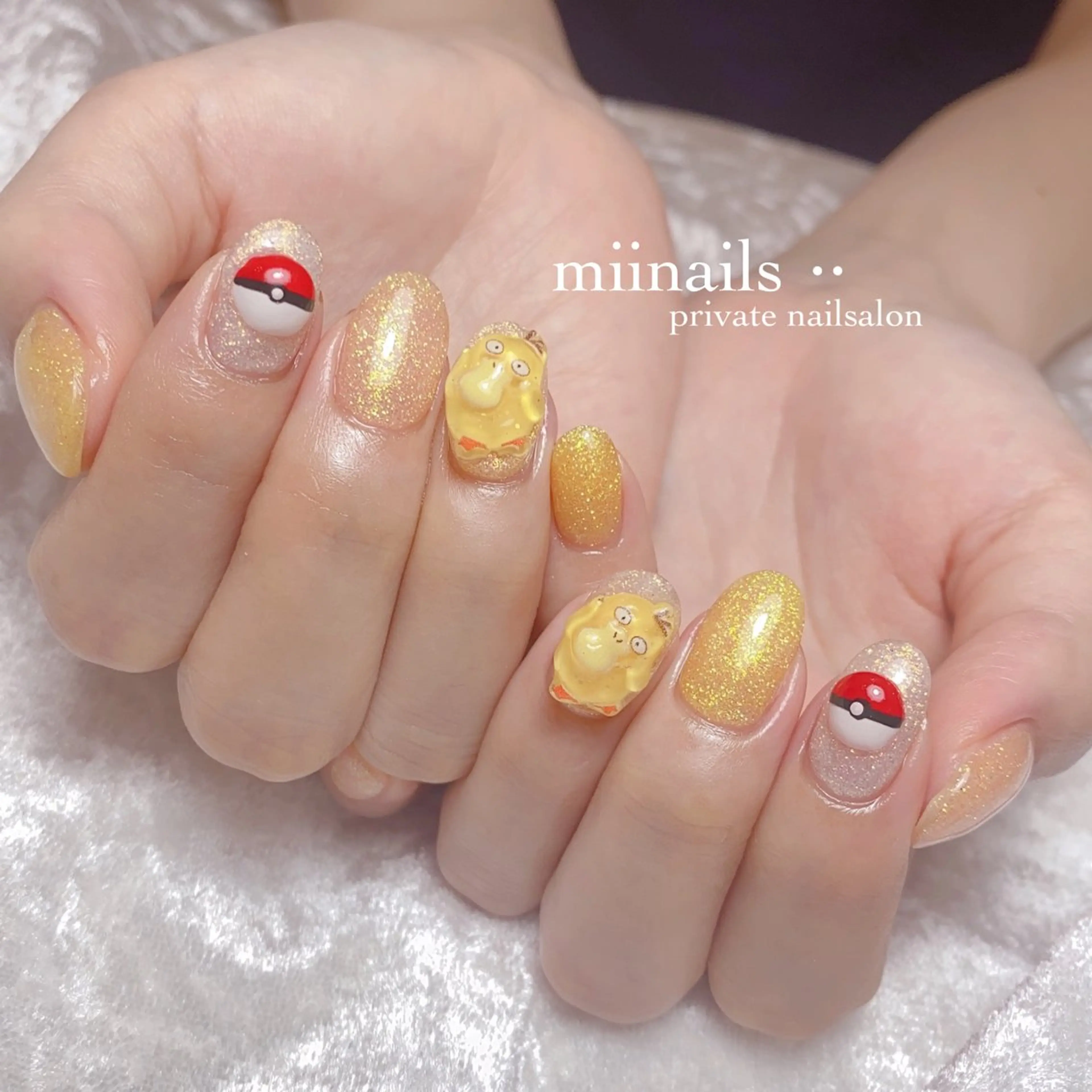 ネイル フレンチネイル 韓国ネイル ワンホンネイル ハンドネイル nailsalon miinailsのネイルデザイン