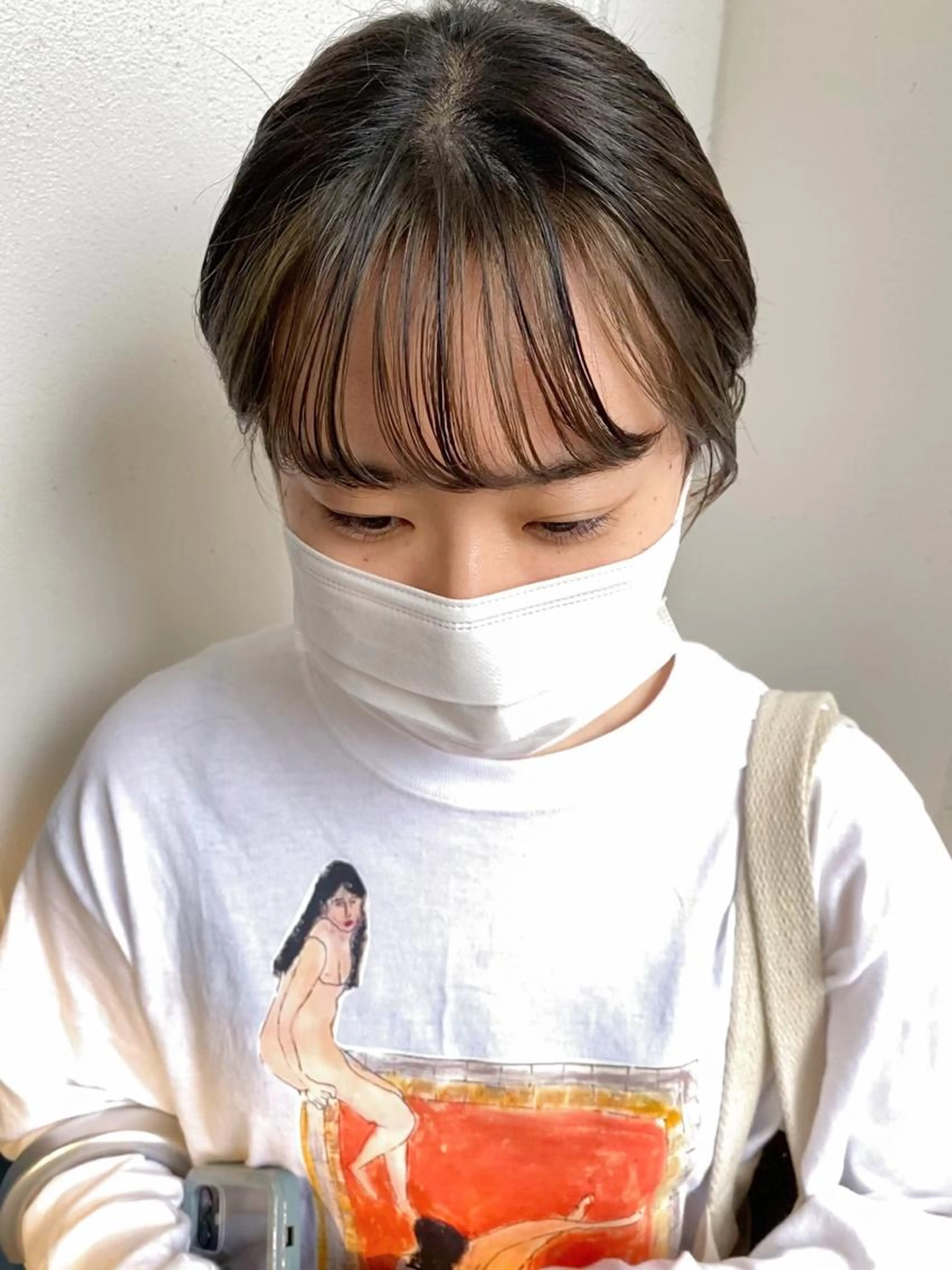 ☆カット + ポイント前髪パーマもしくはポイント前髪縮毛矯正の写真