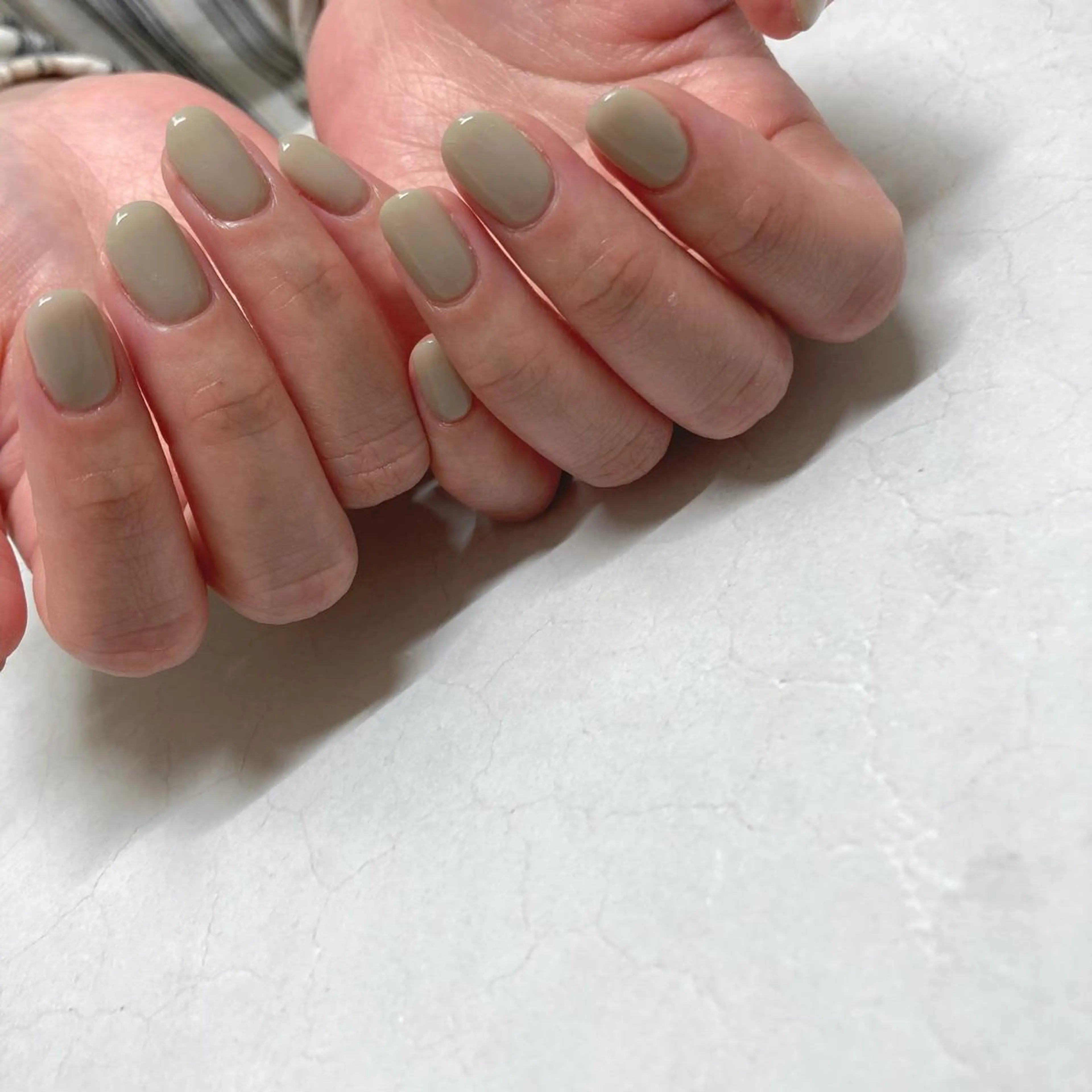 ネイル クリアネイル グリーン Faire MIKIのネイルデザイン