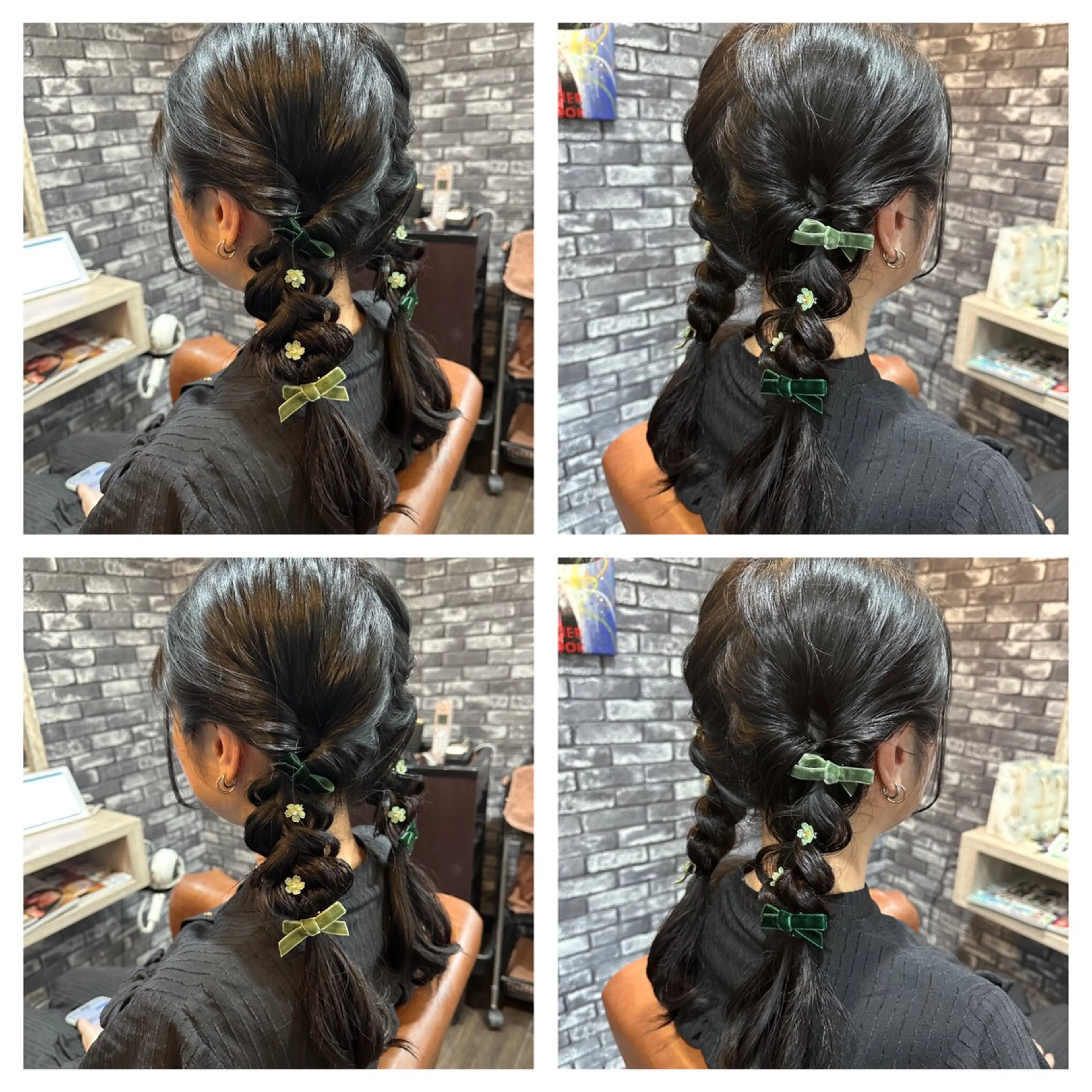 セミロング ヘアセット 🎀推し活ヘアー🎀 Yuuna🐰💖のヘアスタイル