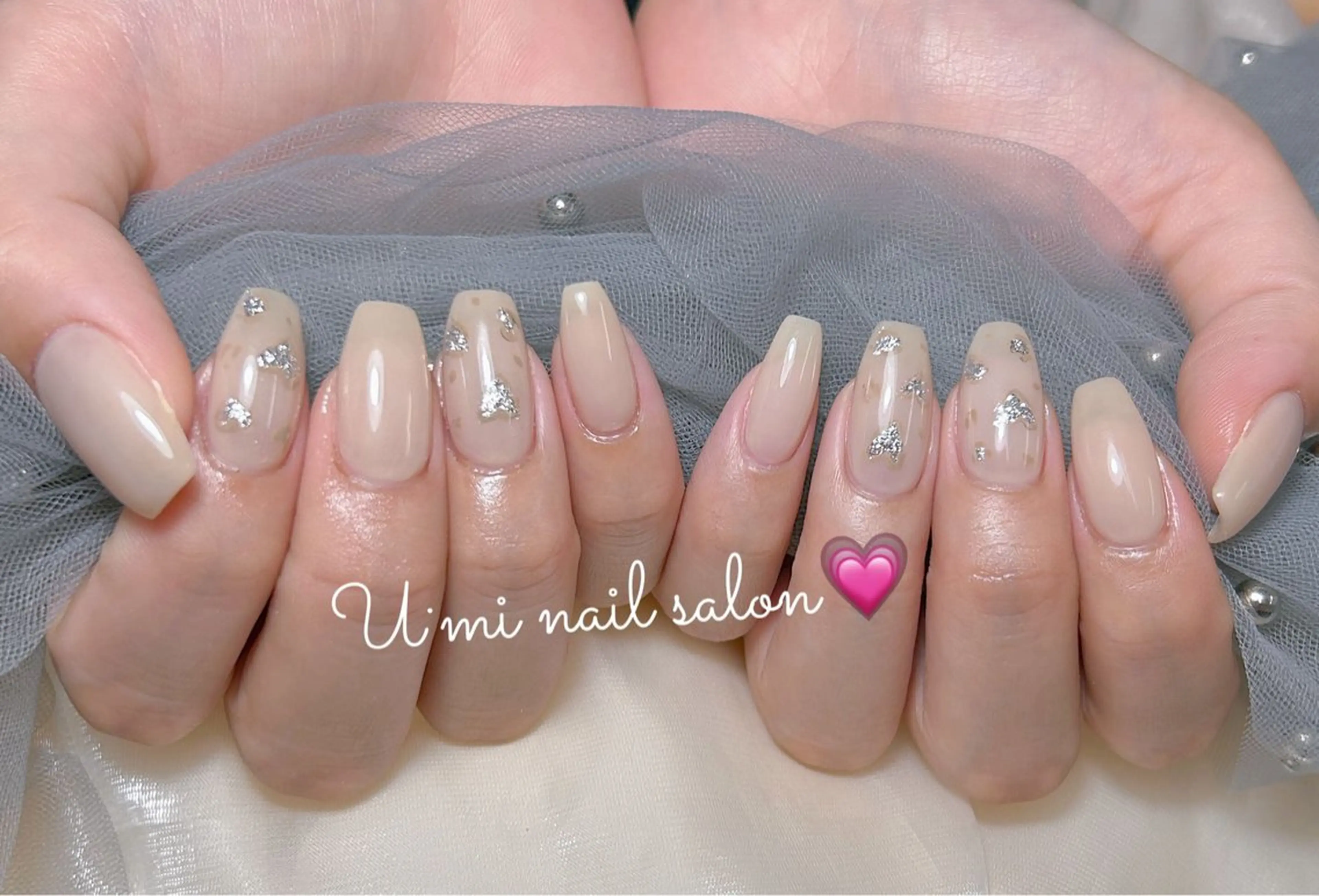 ネイル 持ち込み ハンドネイル Ｕ·Mi nail salon所属・u・mi  上野御徒町パラジェルのネイルデザイン