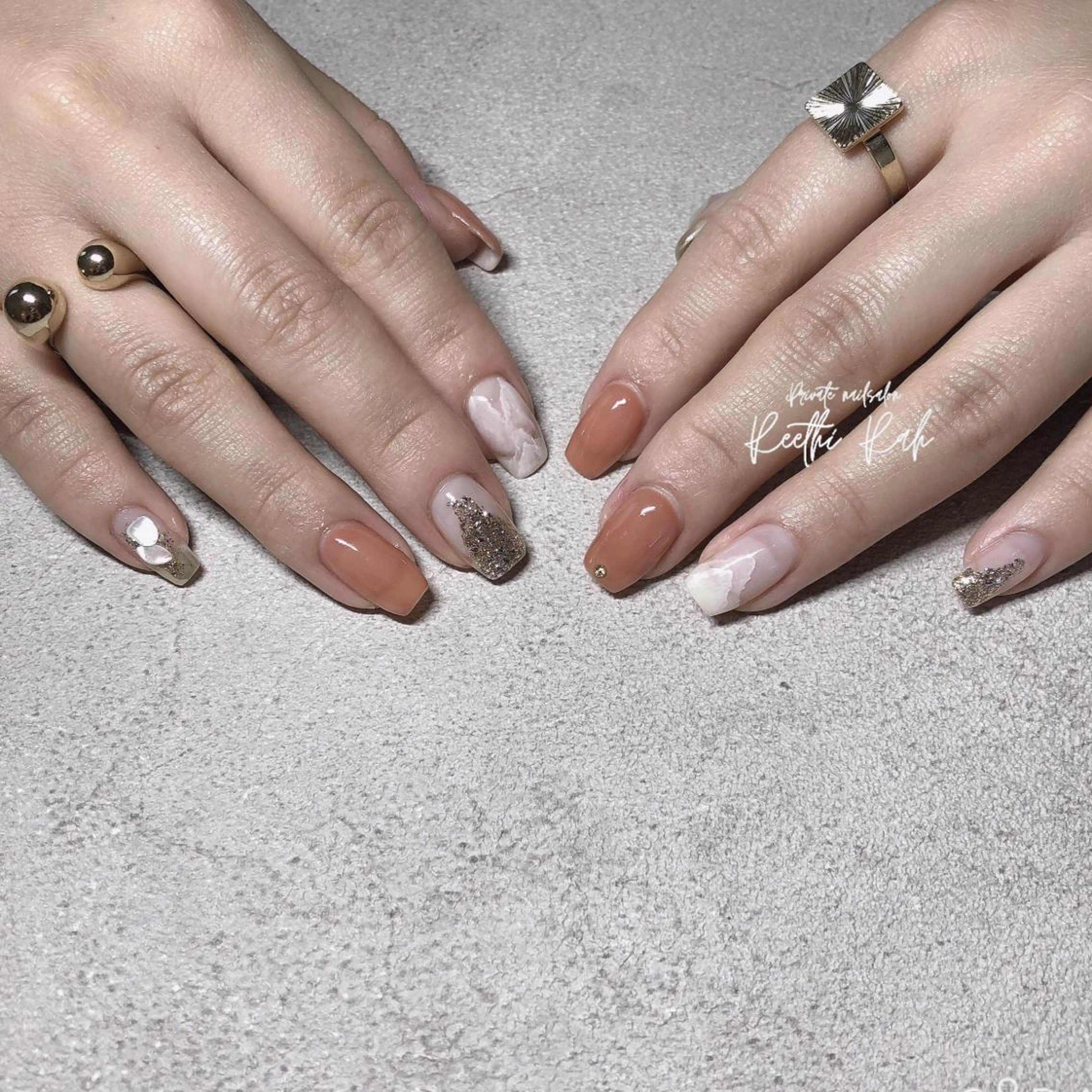 ネイル private nailsalon Reethi Rah所属・リーティラ HIROKAのネイルデザイン