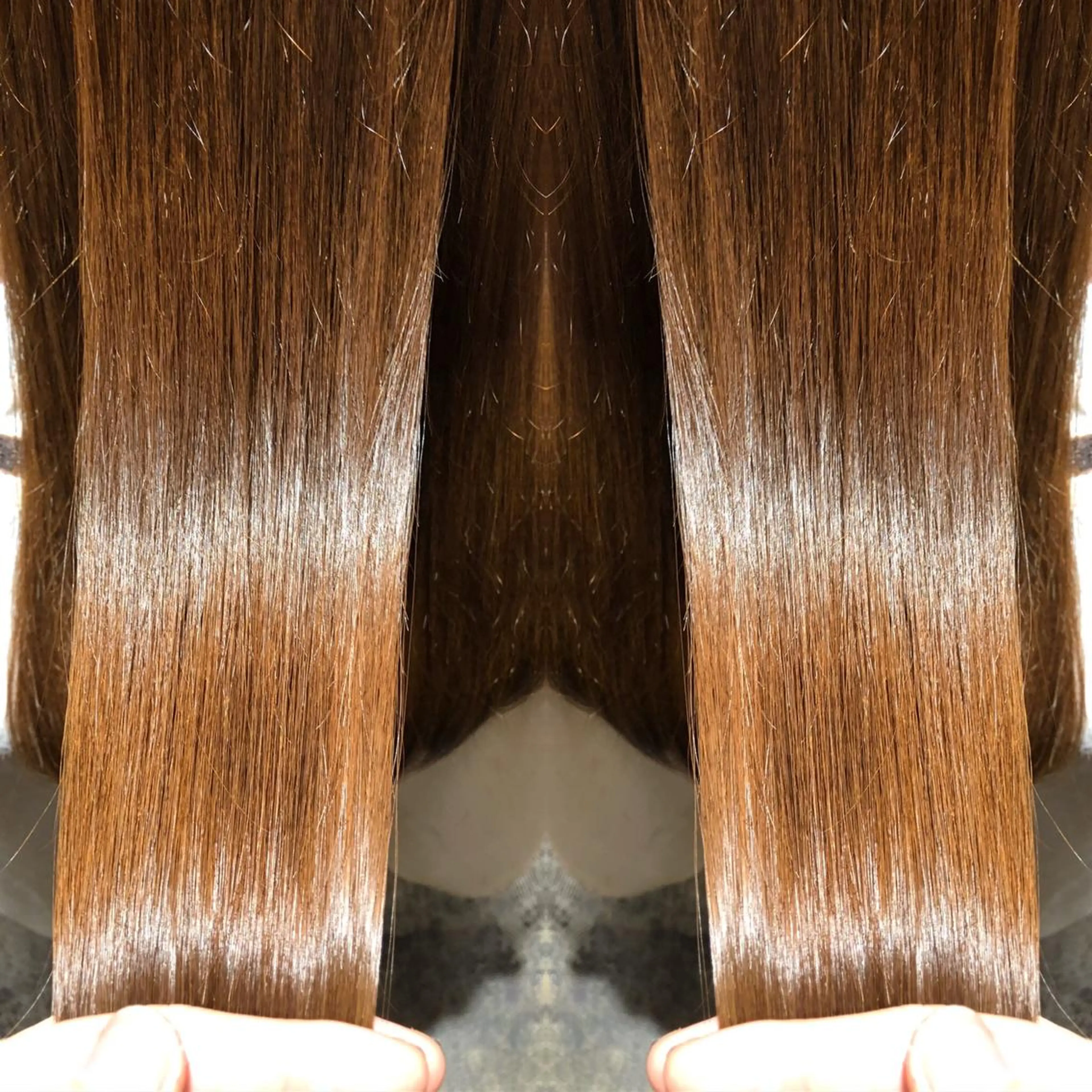 セミロング カラー カット ヘアカラー 縮毛矯正 ご予約 宜しくお願いします！のヘアスタイル