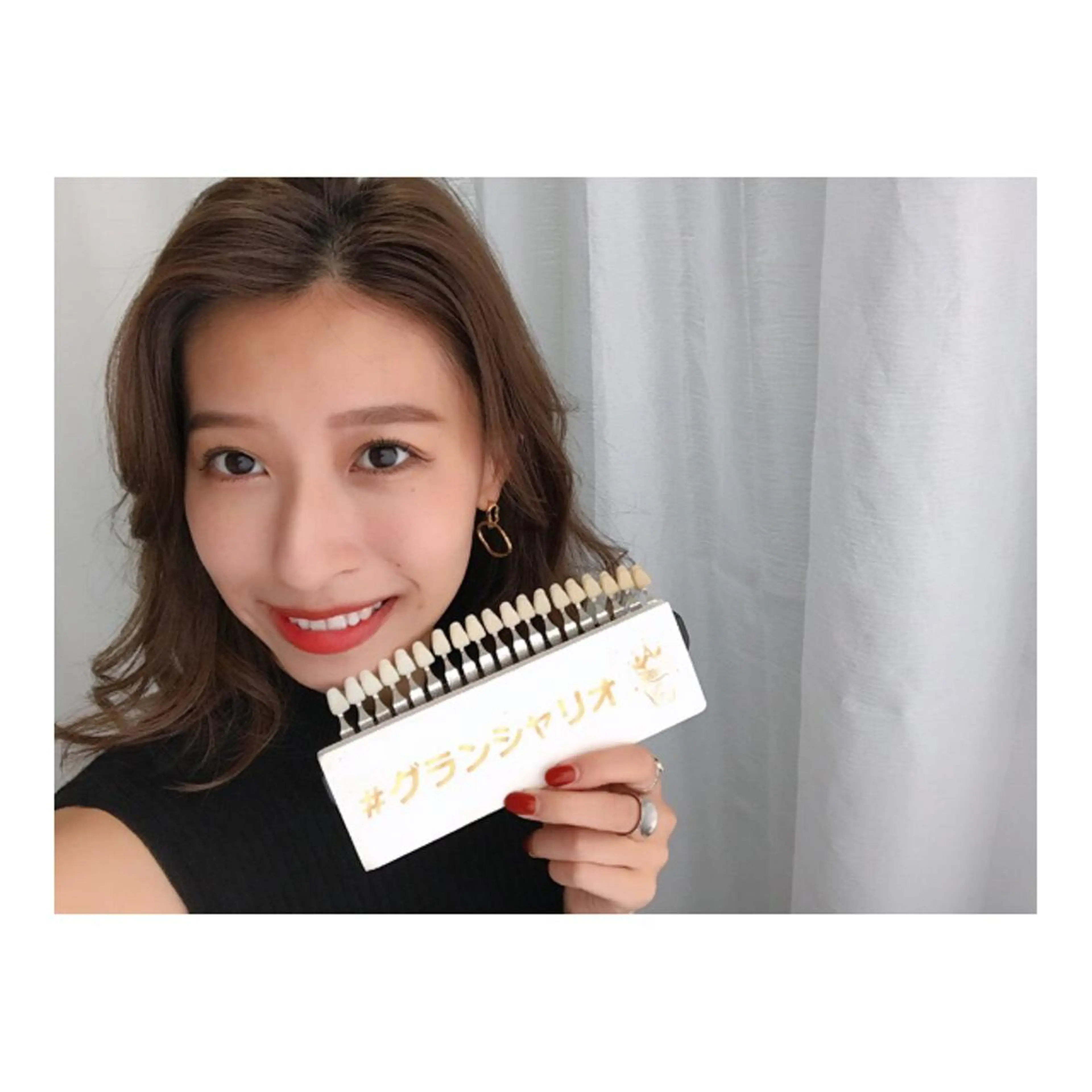 ミディアム ネイル ホワイト 白石 将也のその他イメージ