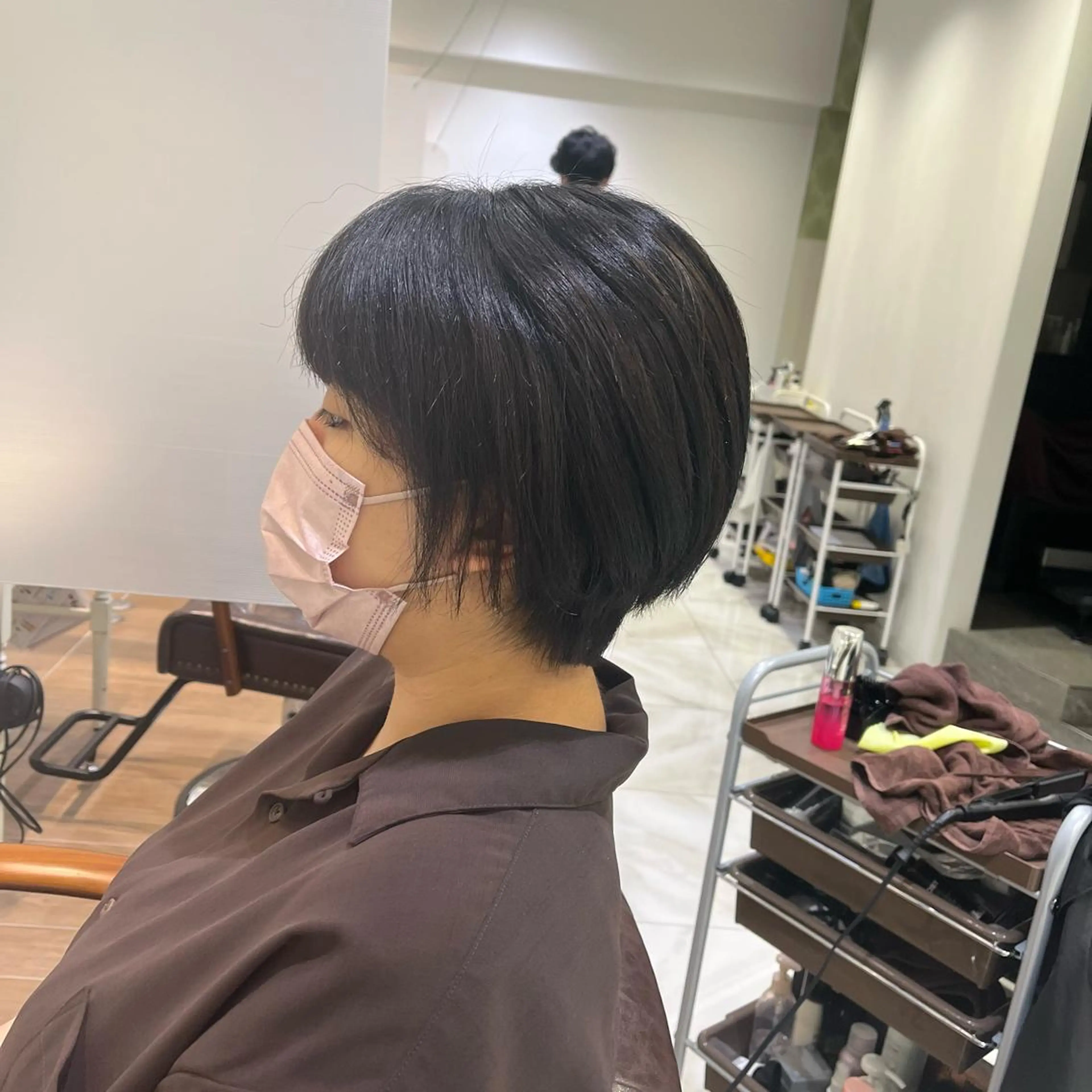 ショート 白髪染め /増田桃子のヘアスタイル