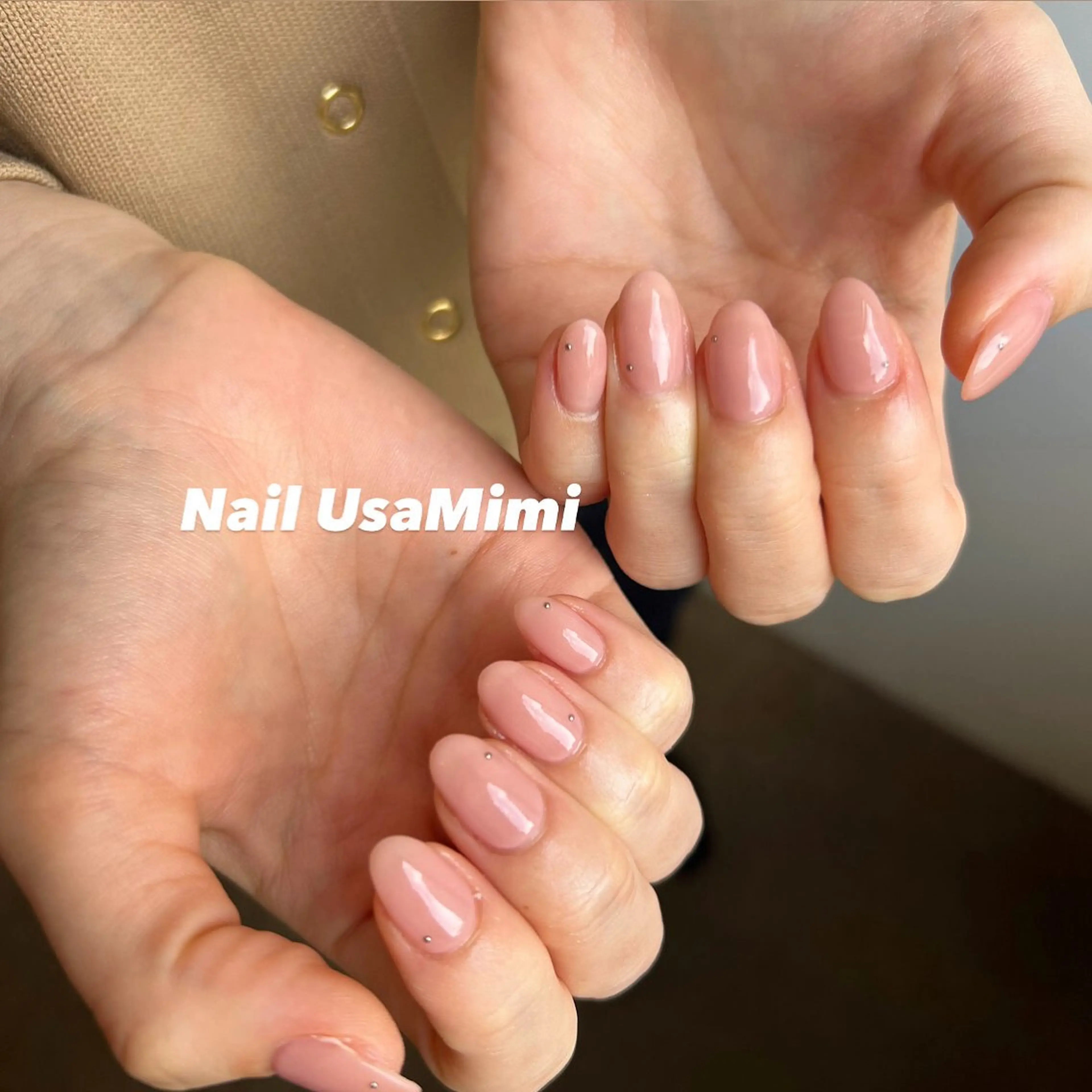 ネイル ジェルネイル マグネットネイル 持ち込み ワンカラーネイル パラジェル 本町ネイルNail UsaMimiのネイルデザイン