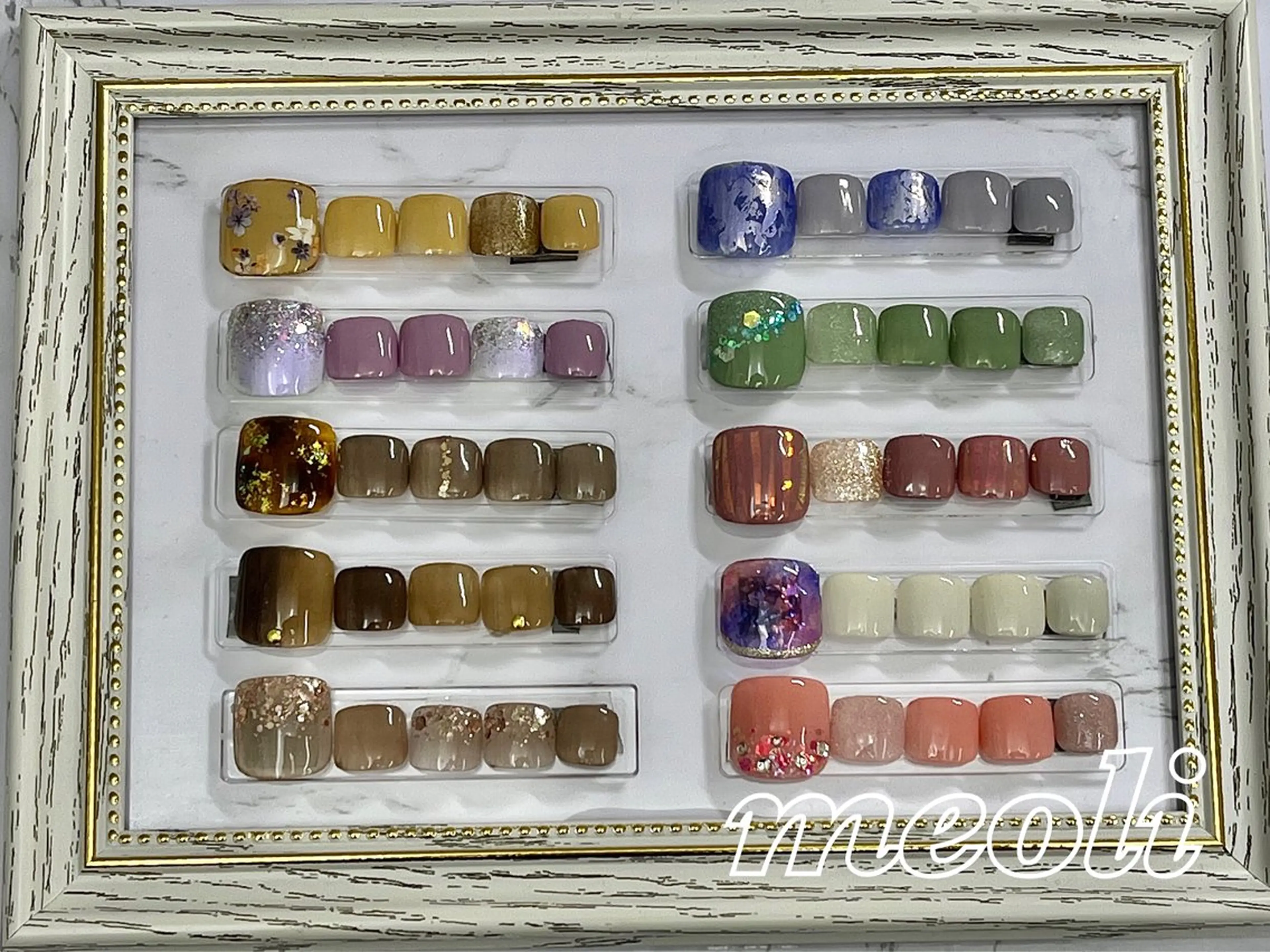 ネイル フットネイル nail salon meoli メグのネイルデザイン
