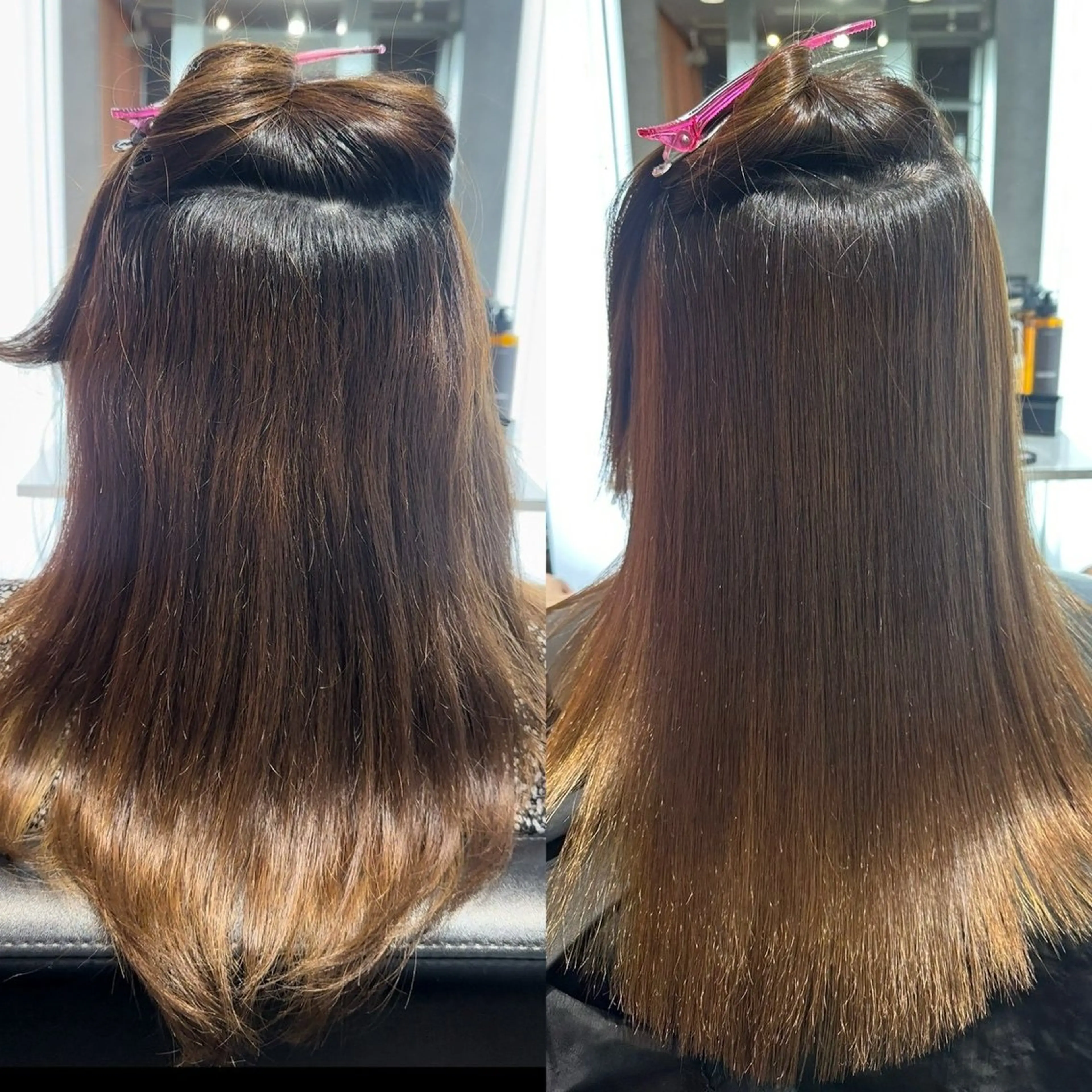 ロング 縮毛矯正 トリートメント LINDOTOKYO梅田所属・酸性ストレート 髪質改善大槻勇樹のヘアスタイル