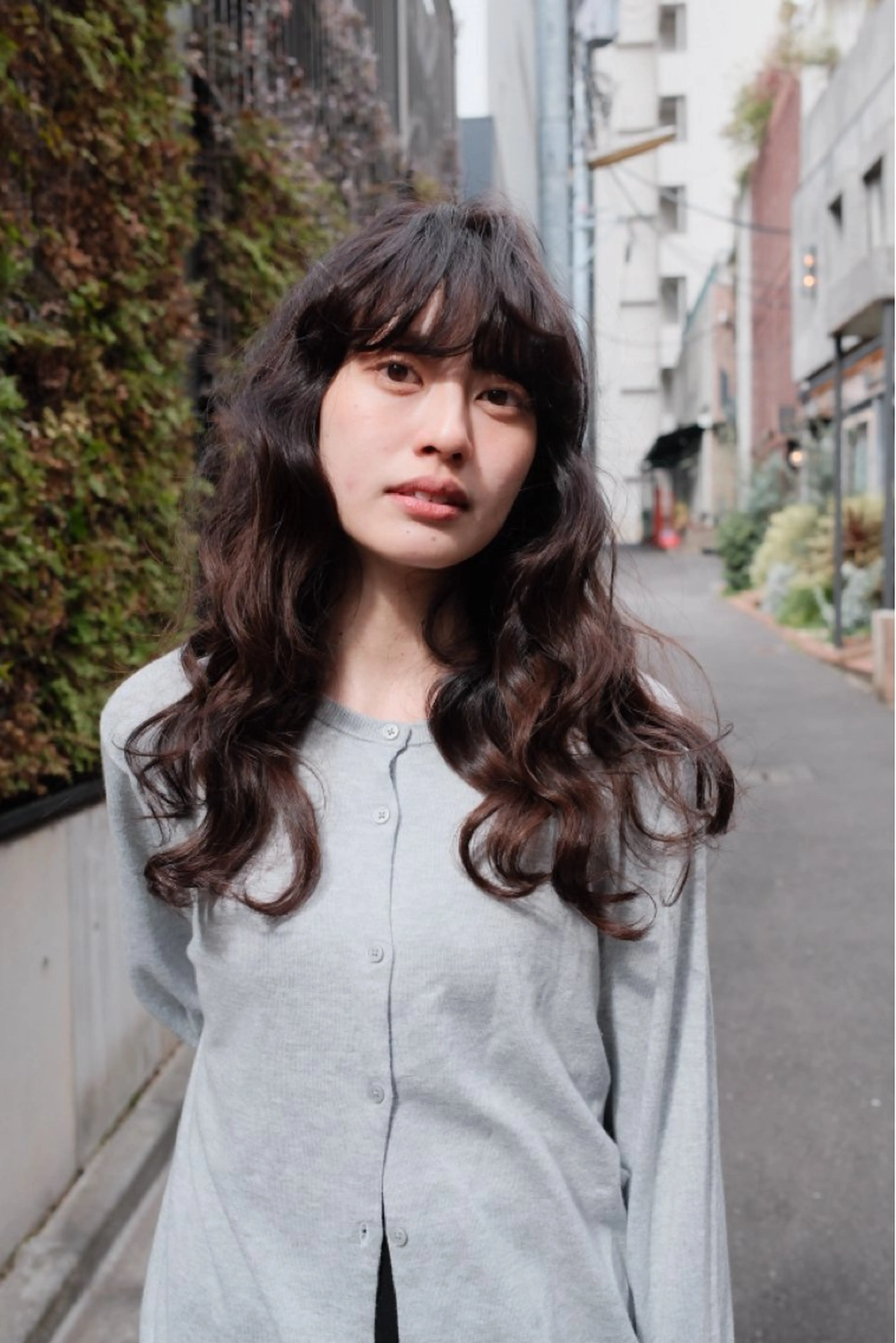 ロング パーマ ボブ レイヤーカット ロング デジタルパーマ カット パーマ 【お洒落パーマ】 Elme　肥塚康汰郎のヘアスタイル