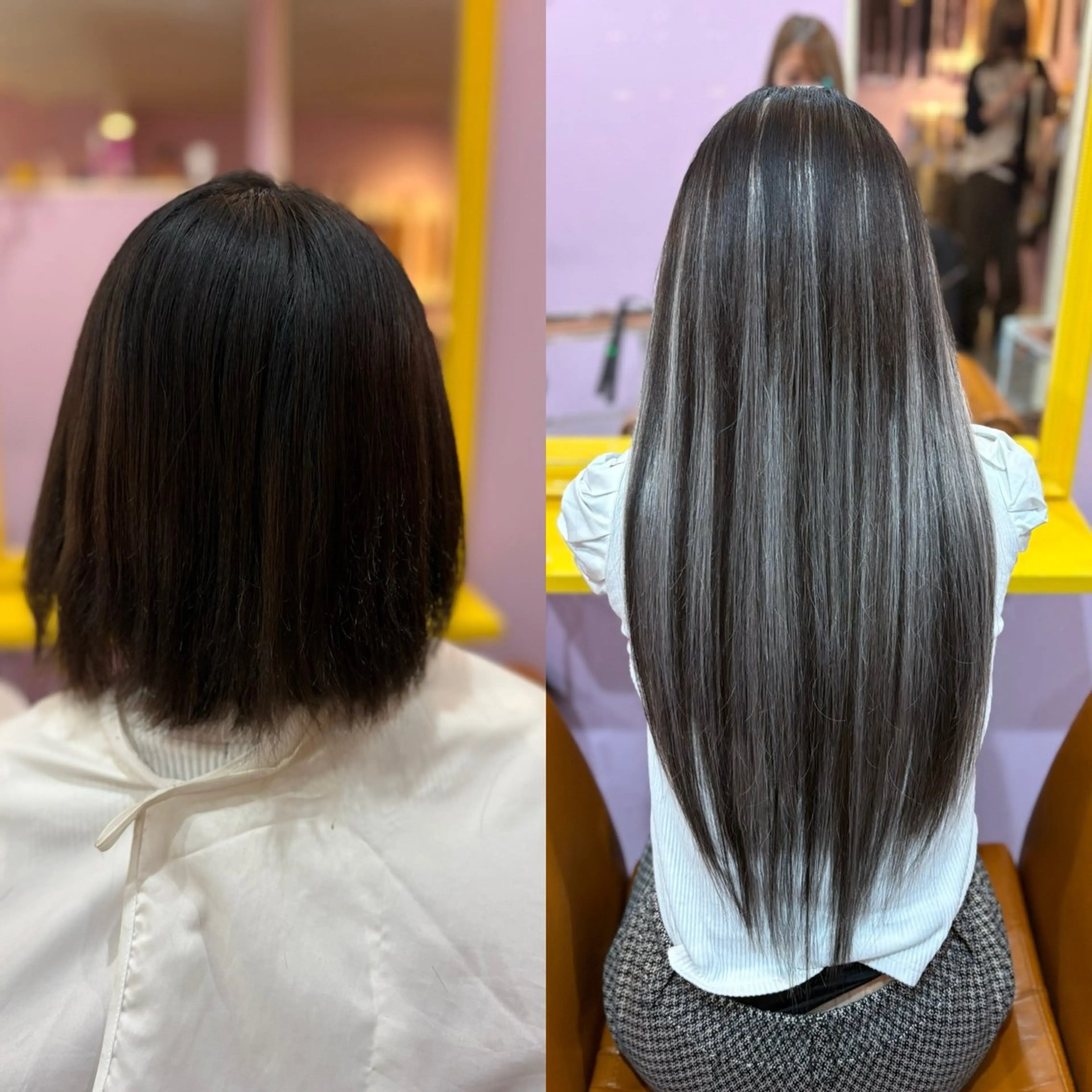 ショート エクステ チビ編み込みエクステ どぅ〜す/YUIのヘアスタイル