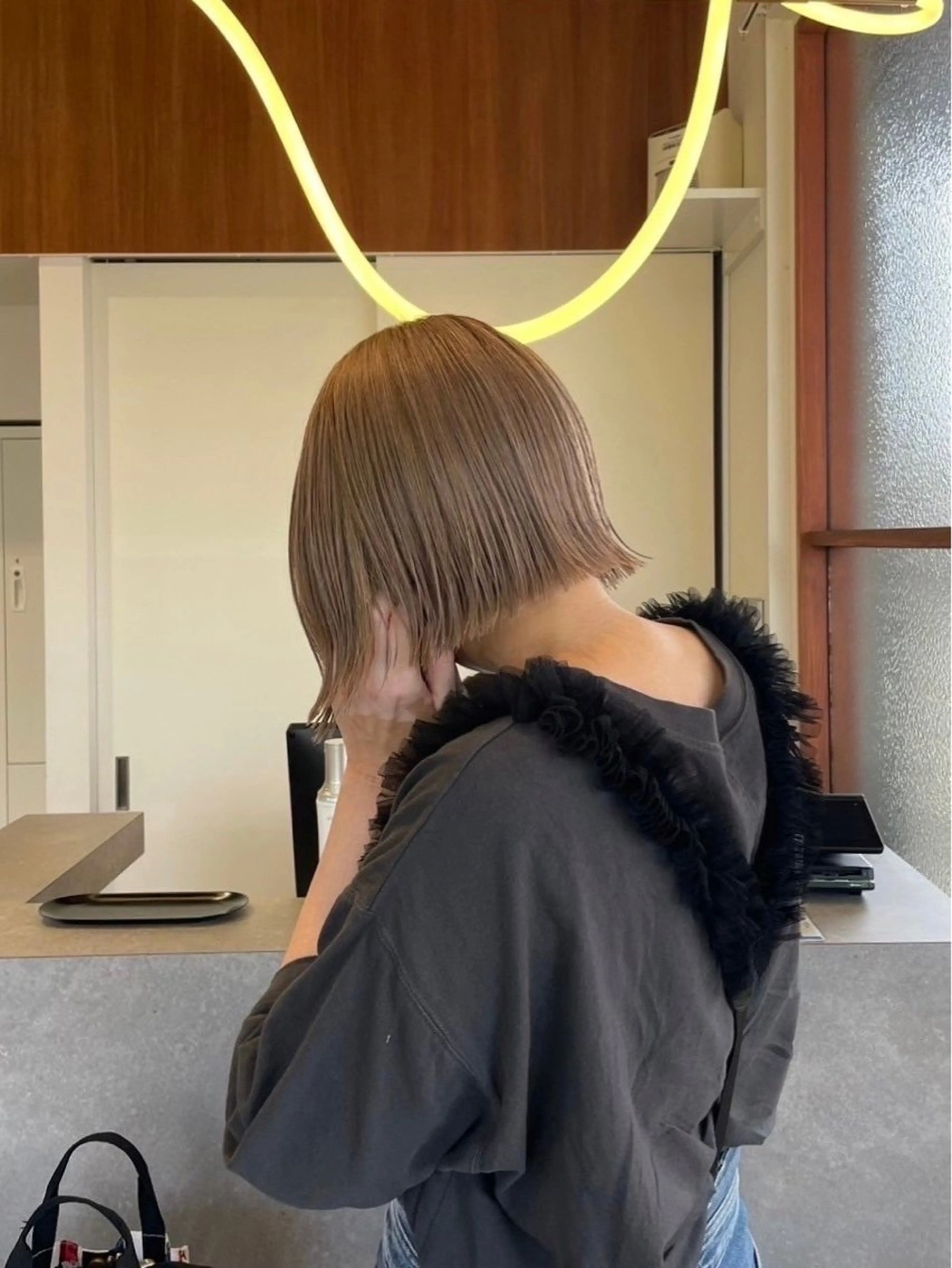 ミディアム ann  HEARTS所属・mei 『めい』のヘアスタイル