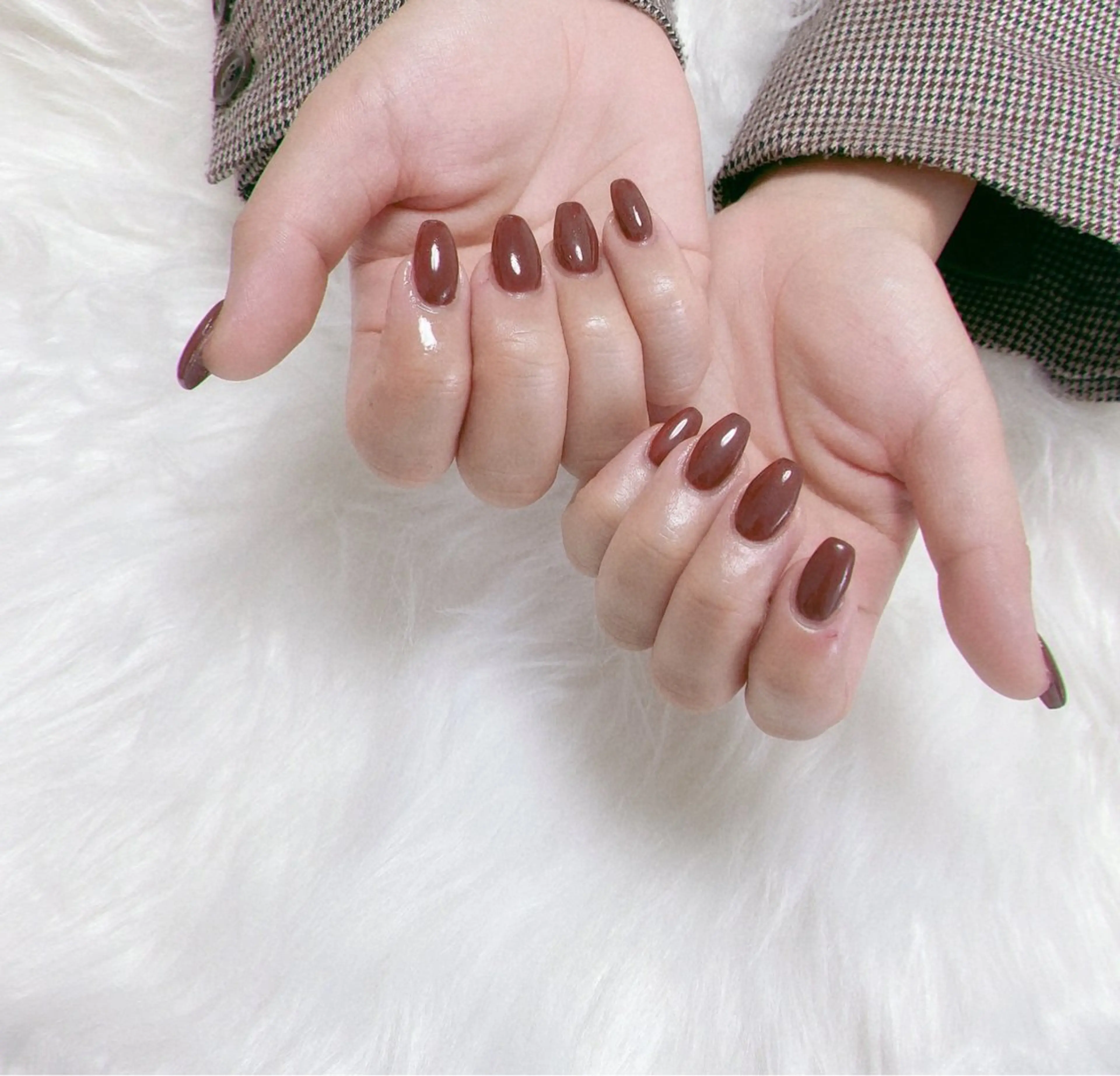 ネイル ブラウン ESPOIR Ｎのネイルデザイン